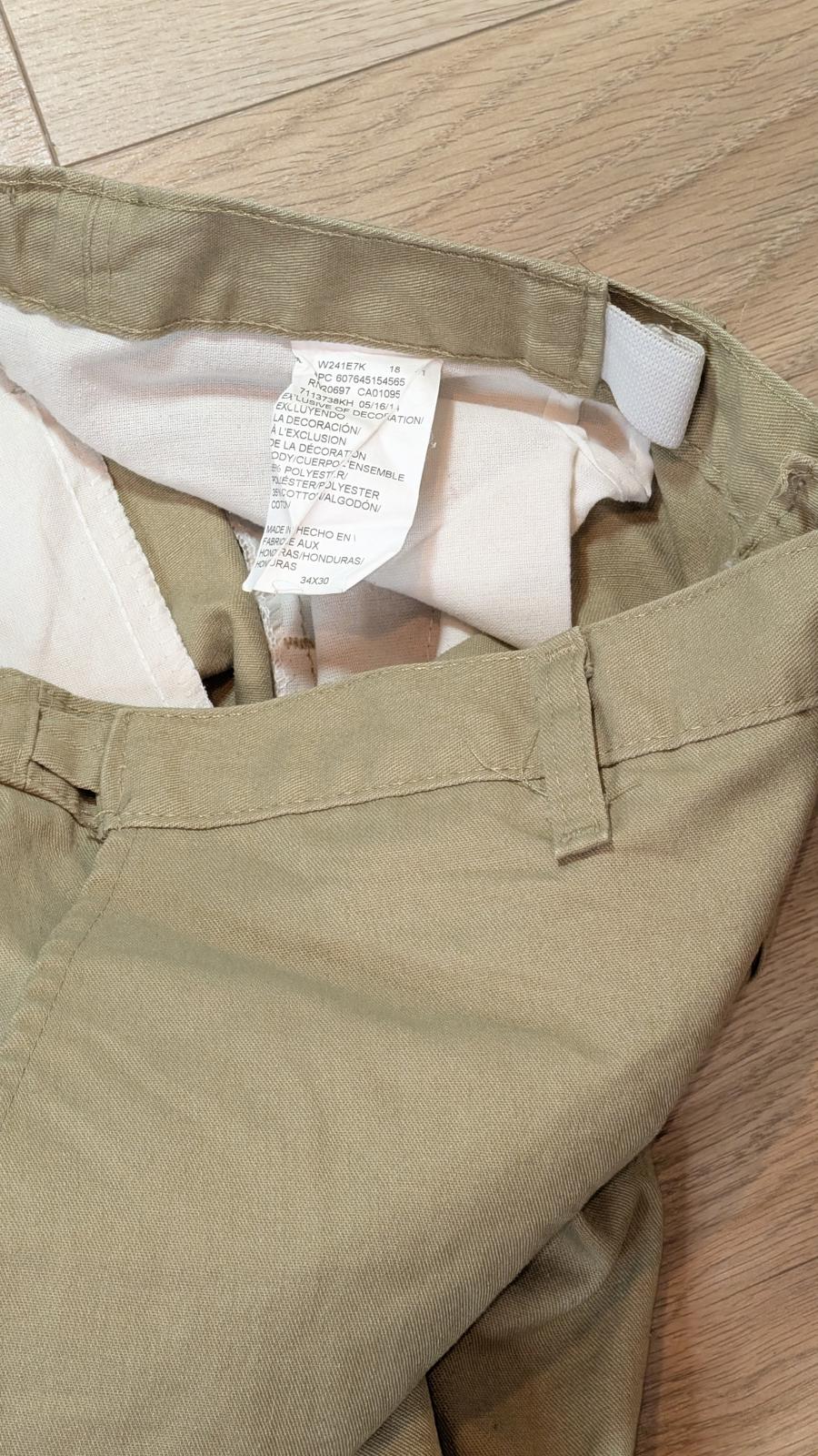 Dickies Men's Chino Trousers - Tan - Size 34W 30L
