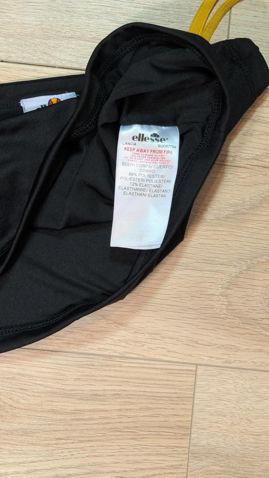 Ellesse Women's Tube Strap Top - Black - Size 12