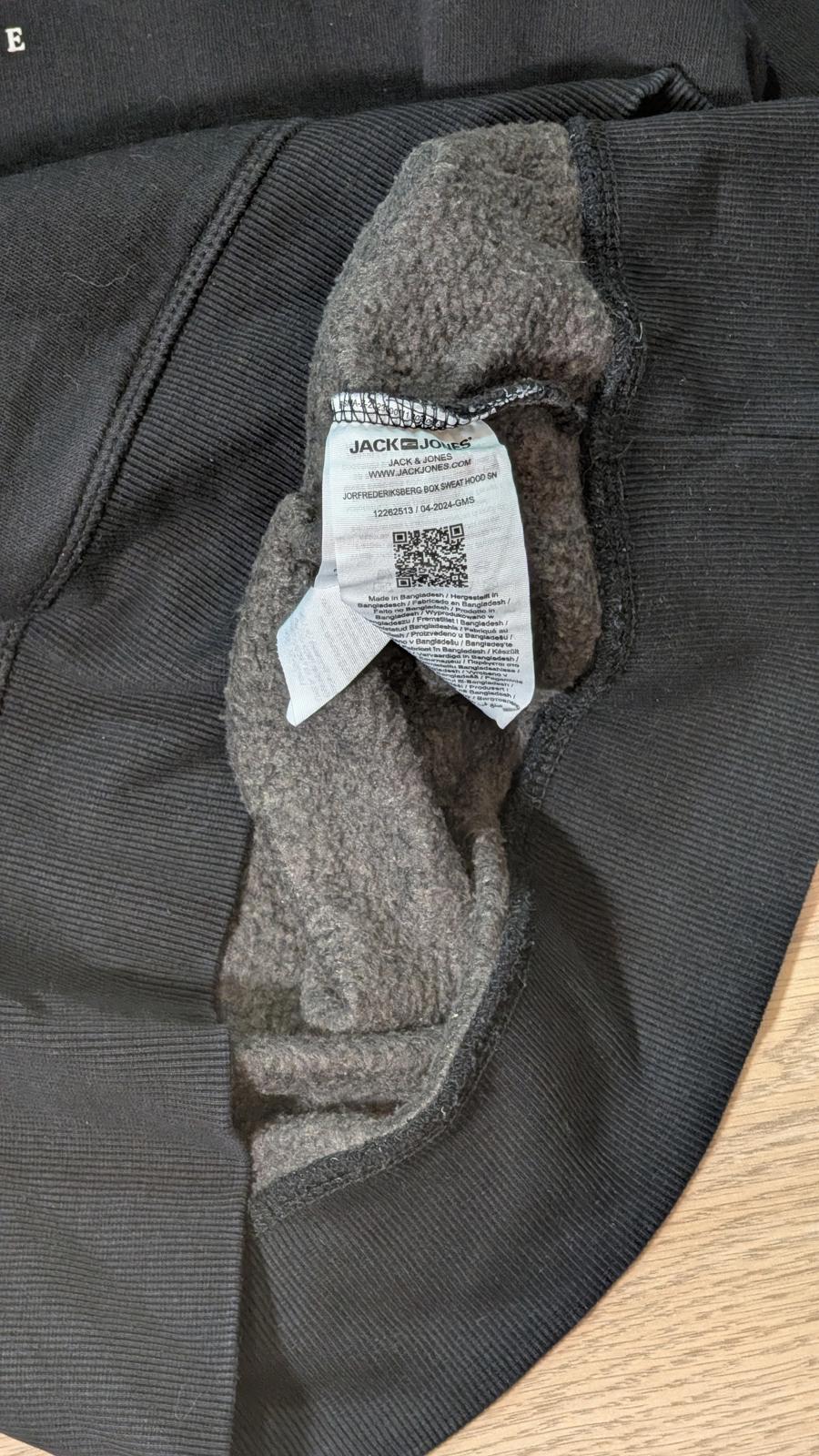 Jack & Jones Men's Hoodie Sweatshirt - Black - Size Medium