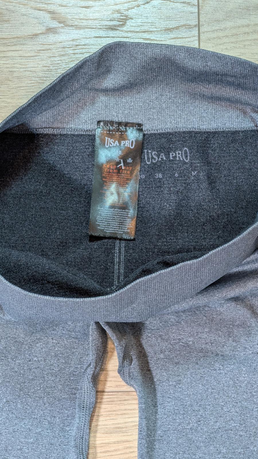 USA Pro Women's Gym Leggings - Grey - Size 10
