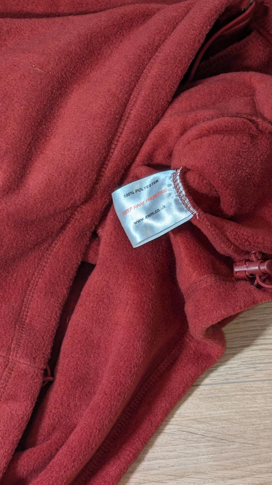James Pringle Men's Fleece Vest Jacket - Red - Size Large