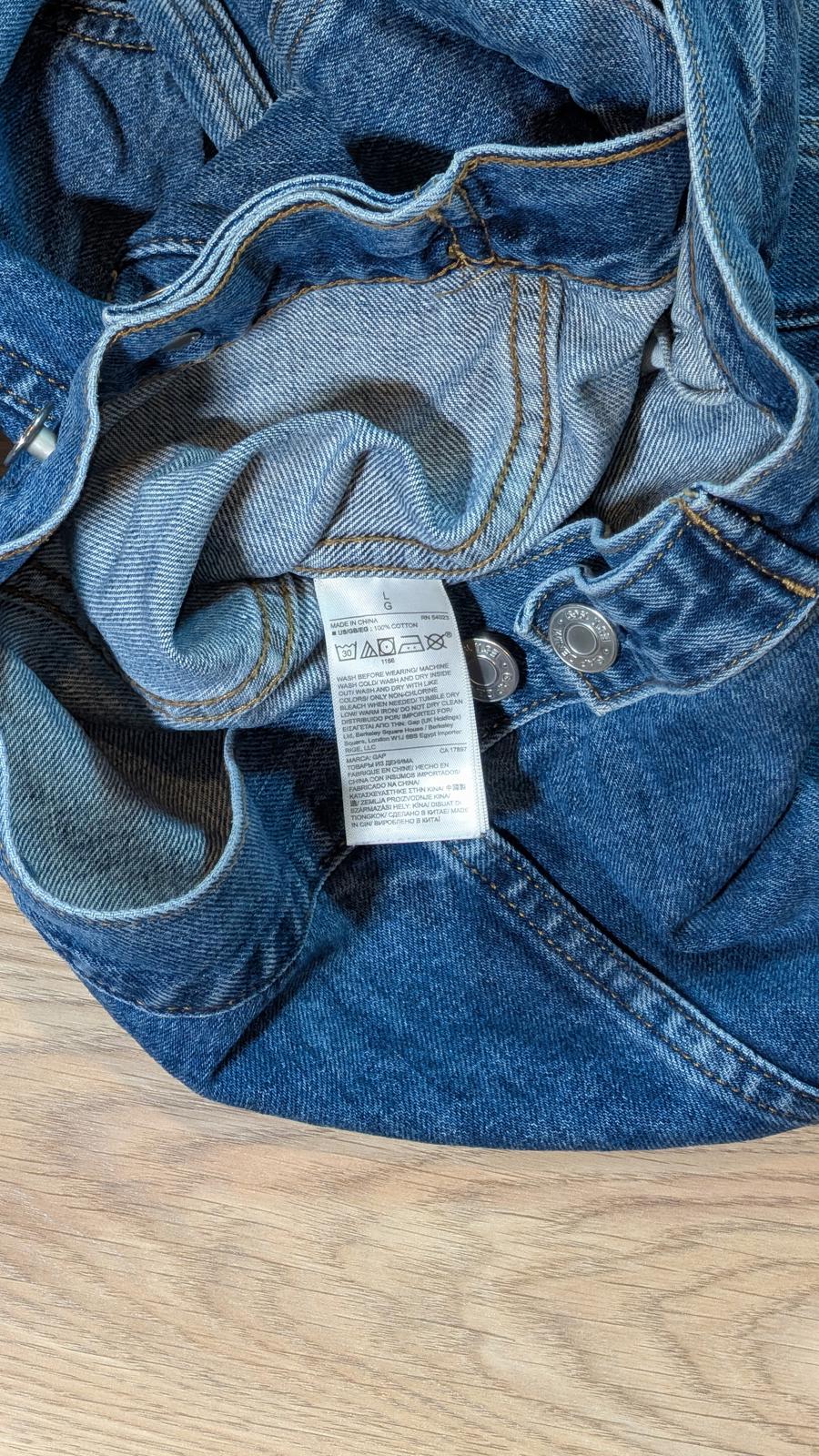 Gap Women's Denim Jacket - Blue - Size Large