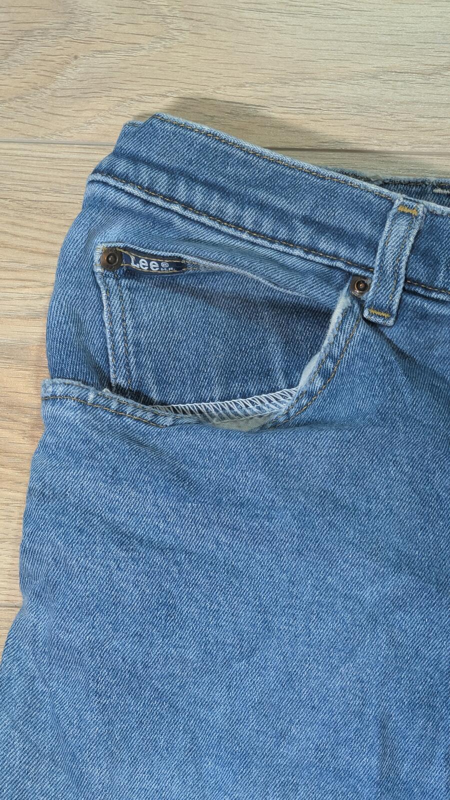 Lee Men's Straight Jeans - Blue - Size 40W 28L