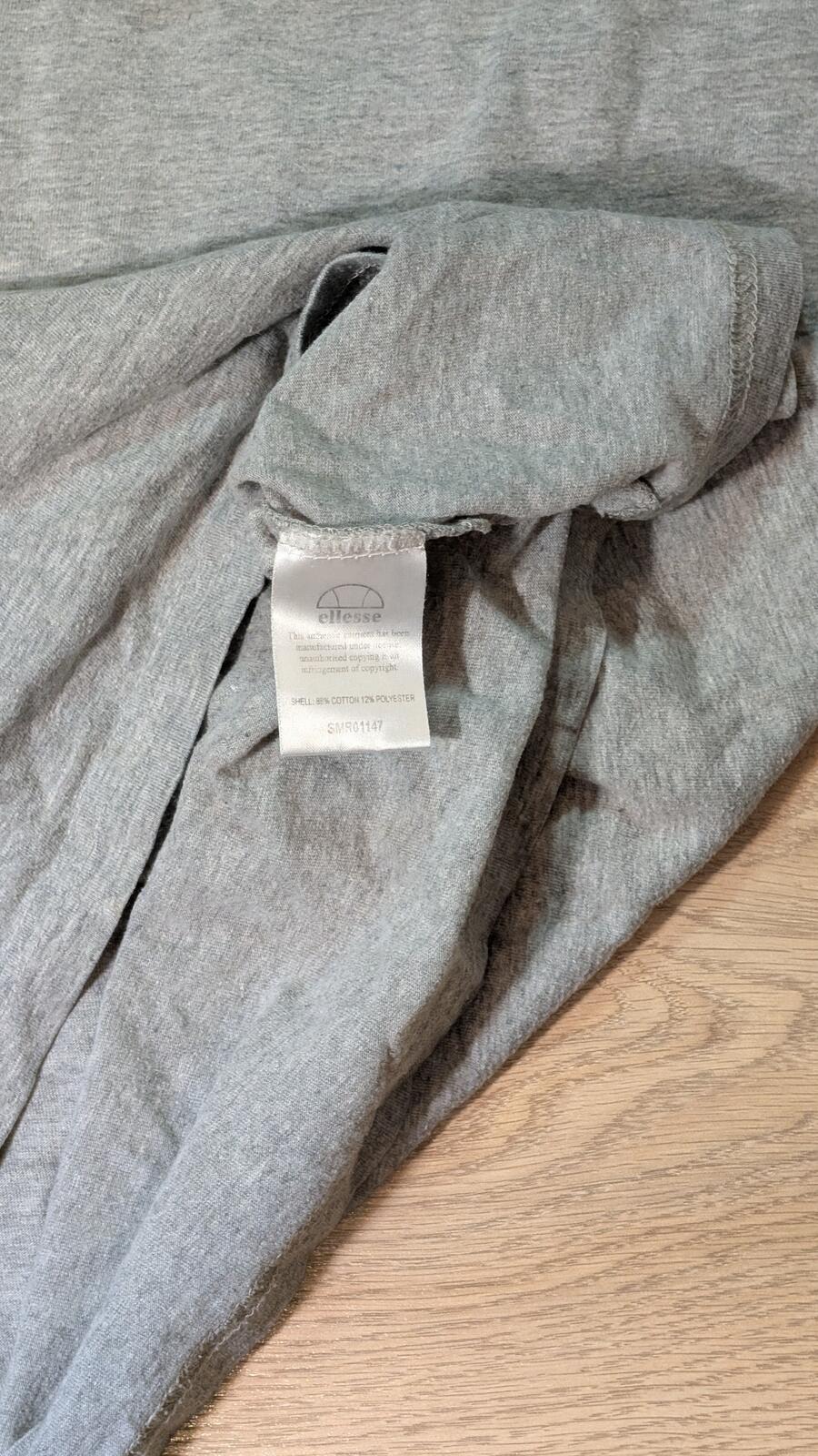Ellesse Men's T Shirt - Grey - Size Large