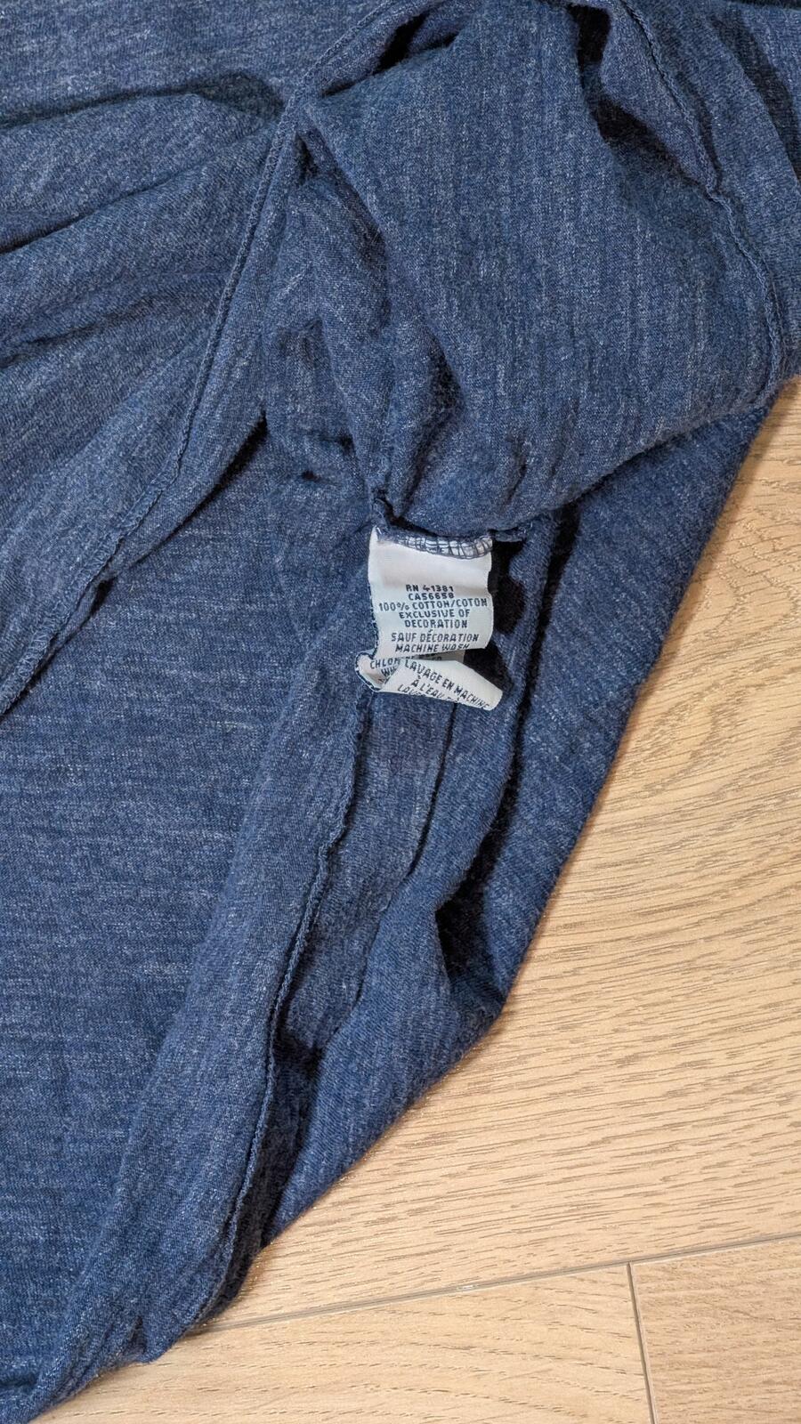 Ralph Lauren Men's Long Sleeved T Shirt - Blue - Size Large
