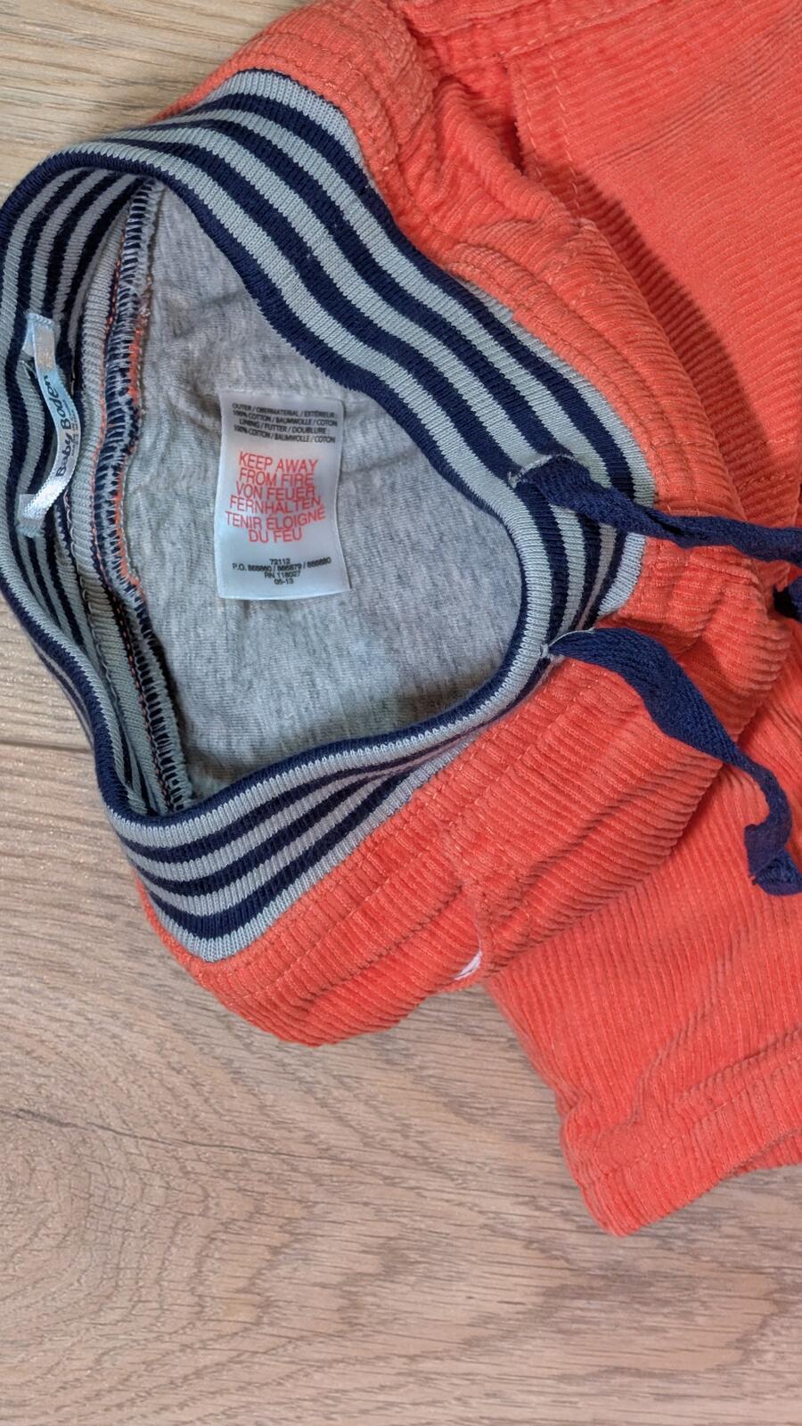 Baby Boden Boy's Corduroy Trousers - Orange - Size 0-3 Months