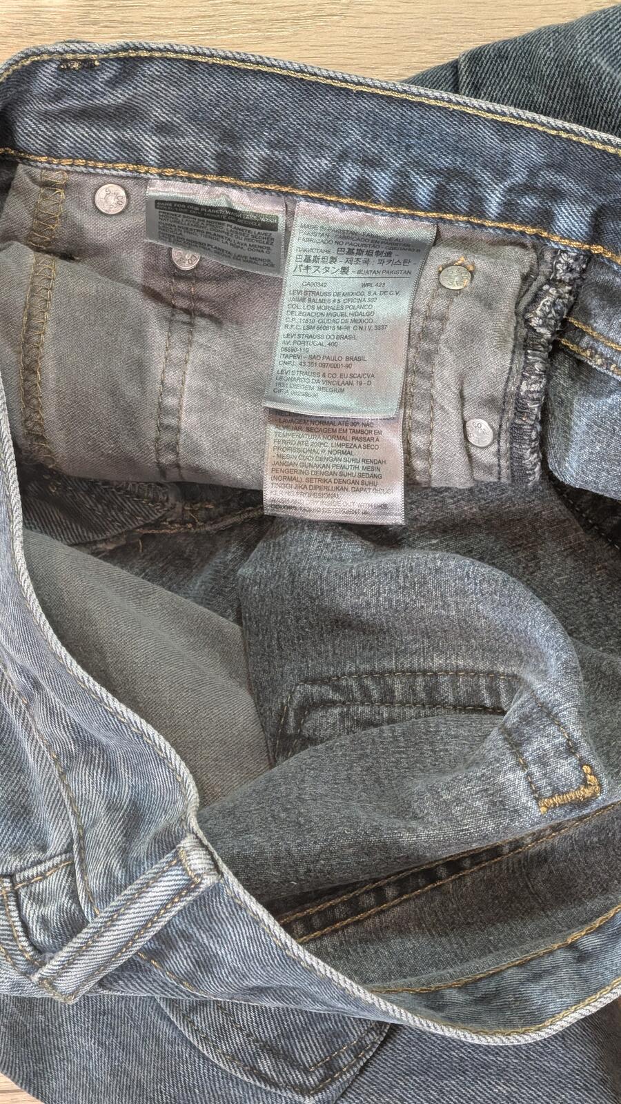 Levi's Men's 511 Straight Jeans - Blue - Size 32W 32L