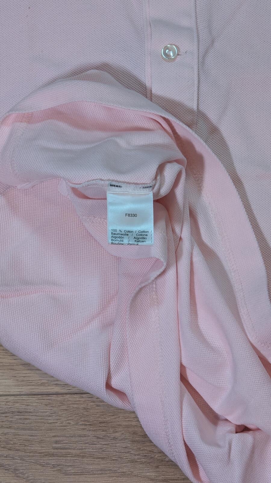 Lacoste Men's Slim Fit Polo T Shirt - Pink - Size 4 / Medium