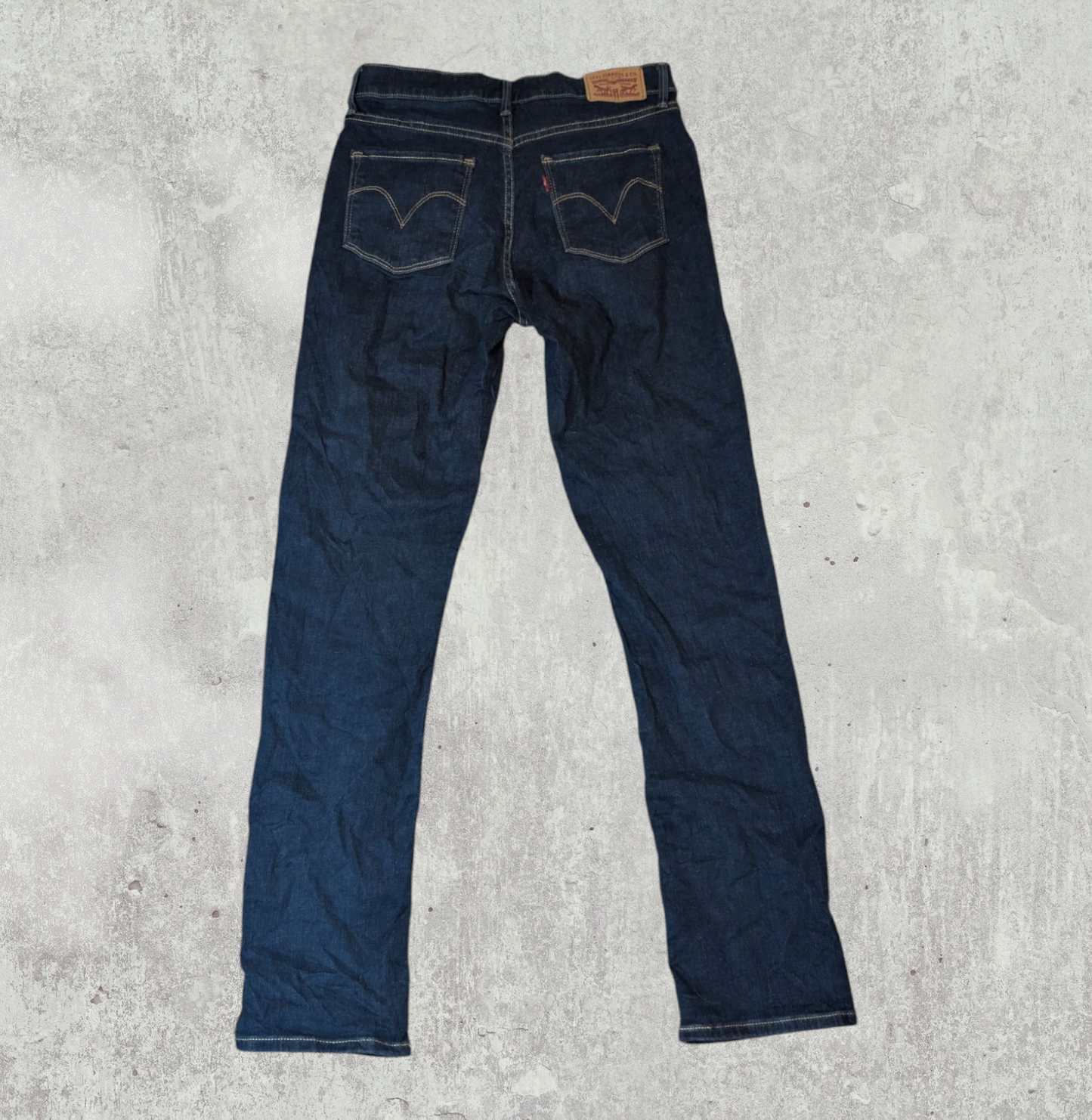 Levi's Women's Classic Mid Rise Skinny Jeans - Blue - Size 27W 28L