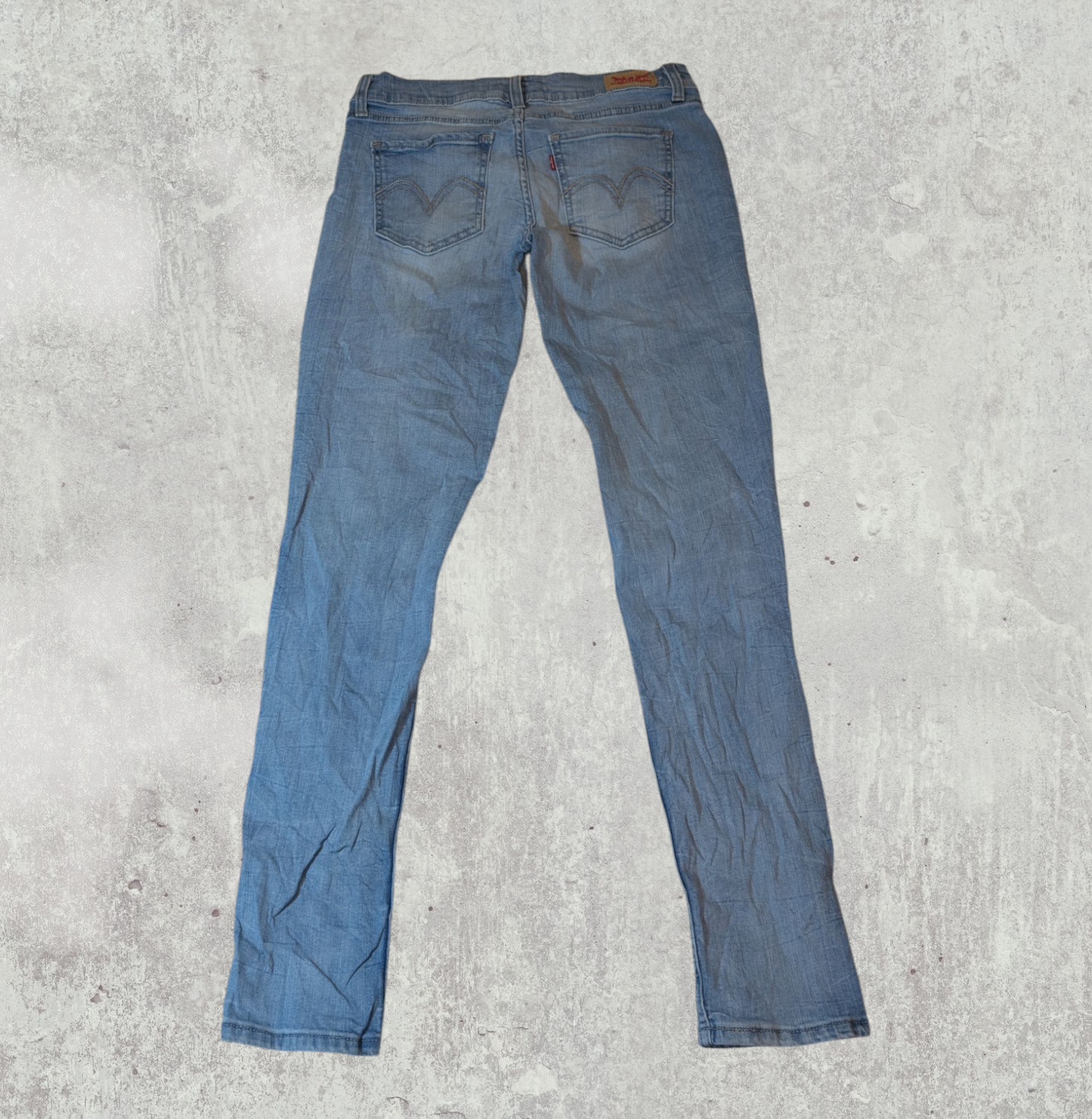 Levi's Women's 524 Too Superlow Jeans - Blue - Size 29W 30L