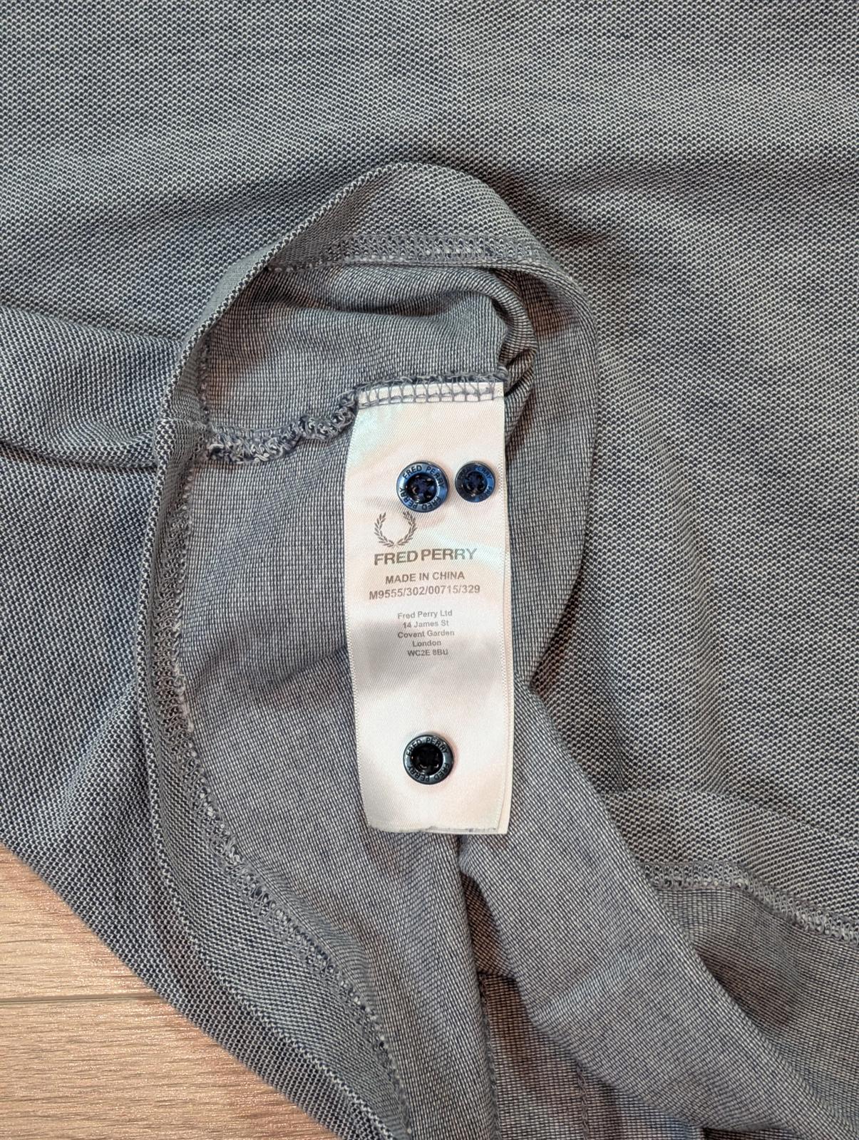 Fred Perry Men's Polo T Shirt - Blue - Size Medium