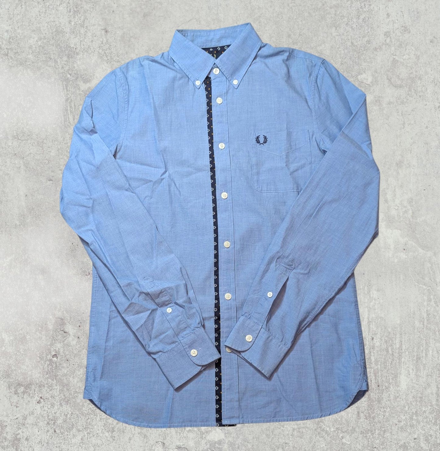 Fred Perry Men's Drake's Shirt - Blue - Size Small