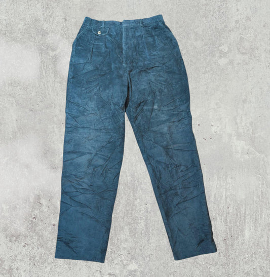 Eddie Bauer Women's Corduroy Trousers - Green - Size 30W 32L