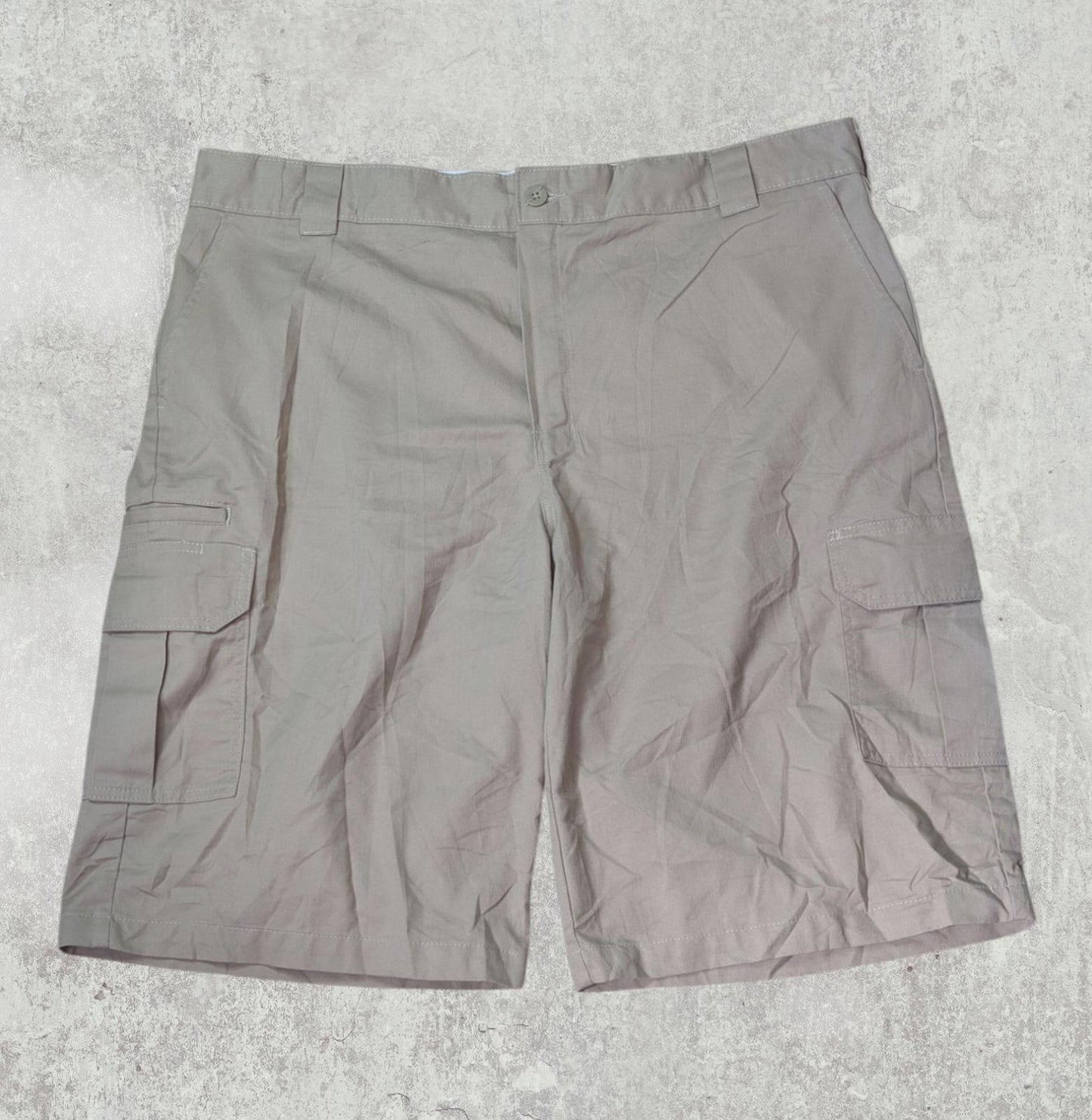 Dickies Men's Relaxed Fit Cargo Shorts - Beige - Size 42W