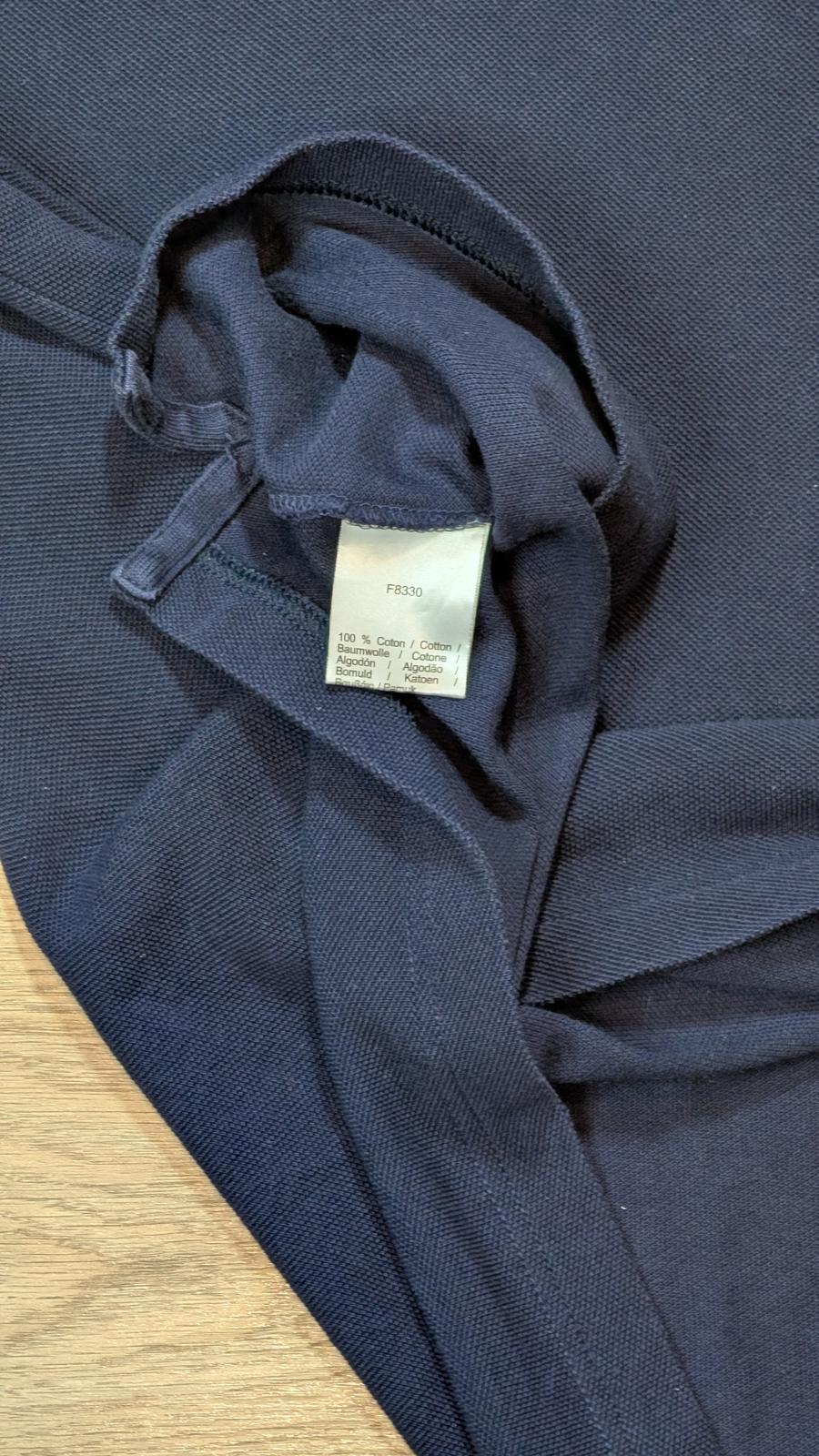 Lacoste Men's Slim Fit Polo T Shirt - Navy - Size 5 / Large