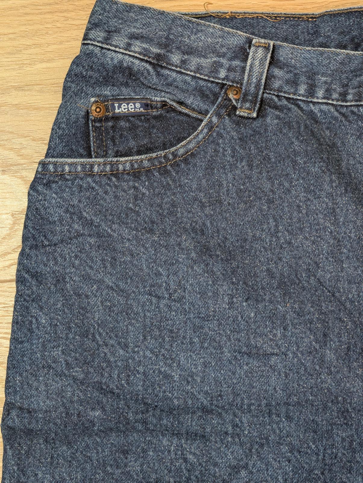 Lee Women's Straight Jeans - Blue - Size 36W 28L