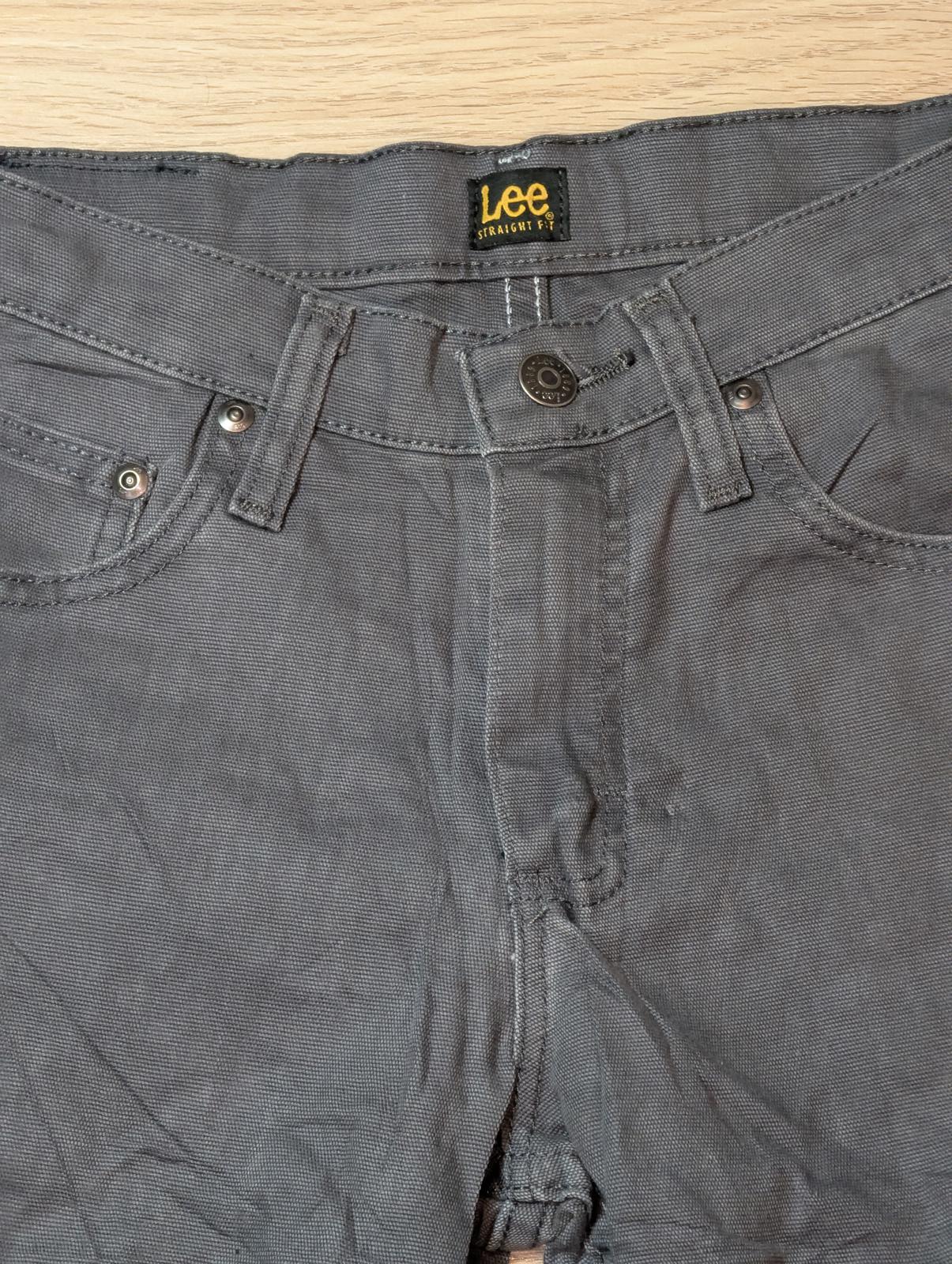 Lee Men's Straight Jeans - Grey - Size 28W 28L