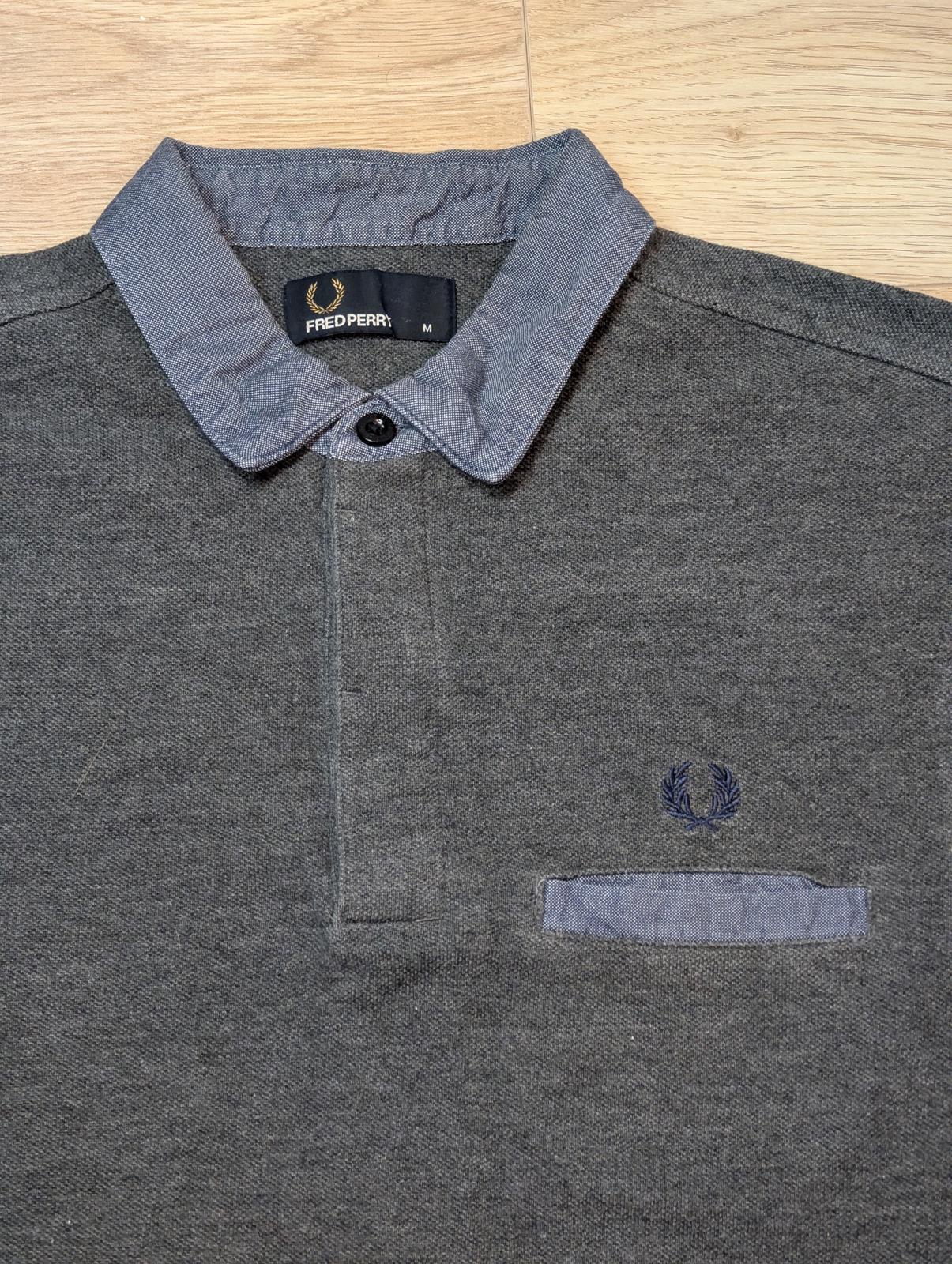 Fred Perry Men's Polo T Shirt - Grey - Size Medium