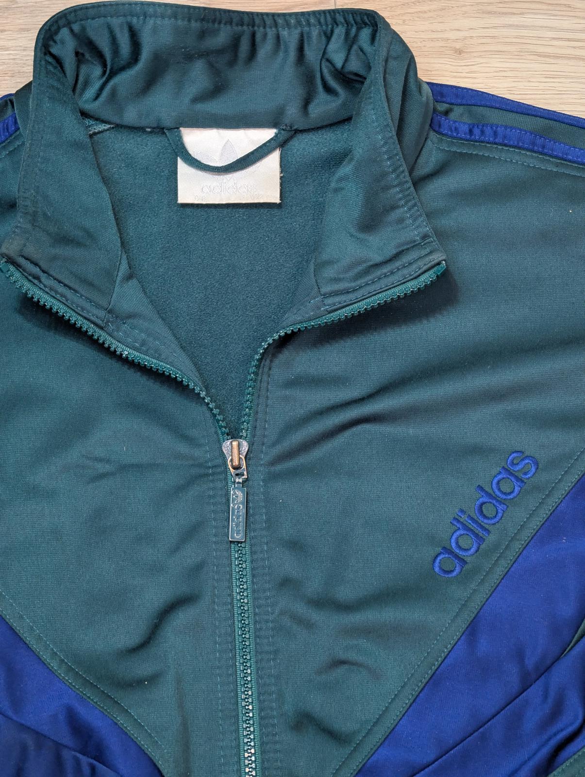 Adidas Men's D8 F192 Vintage Track Jacket - Green - Size XL