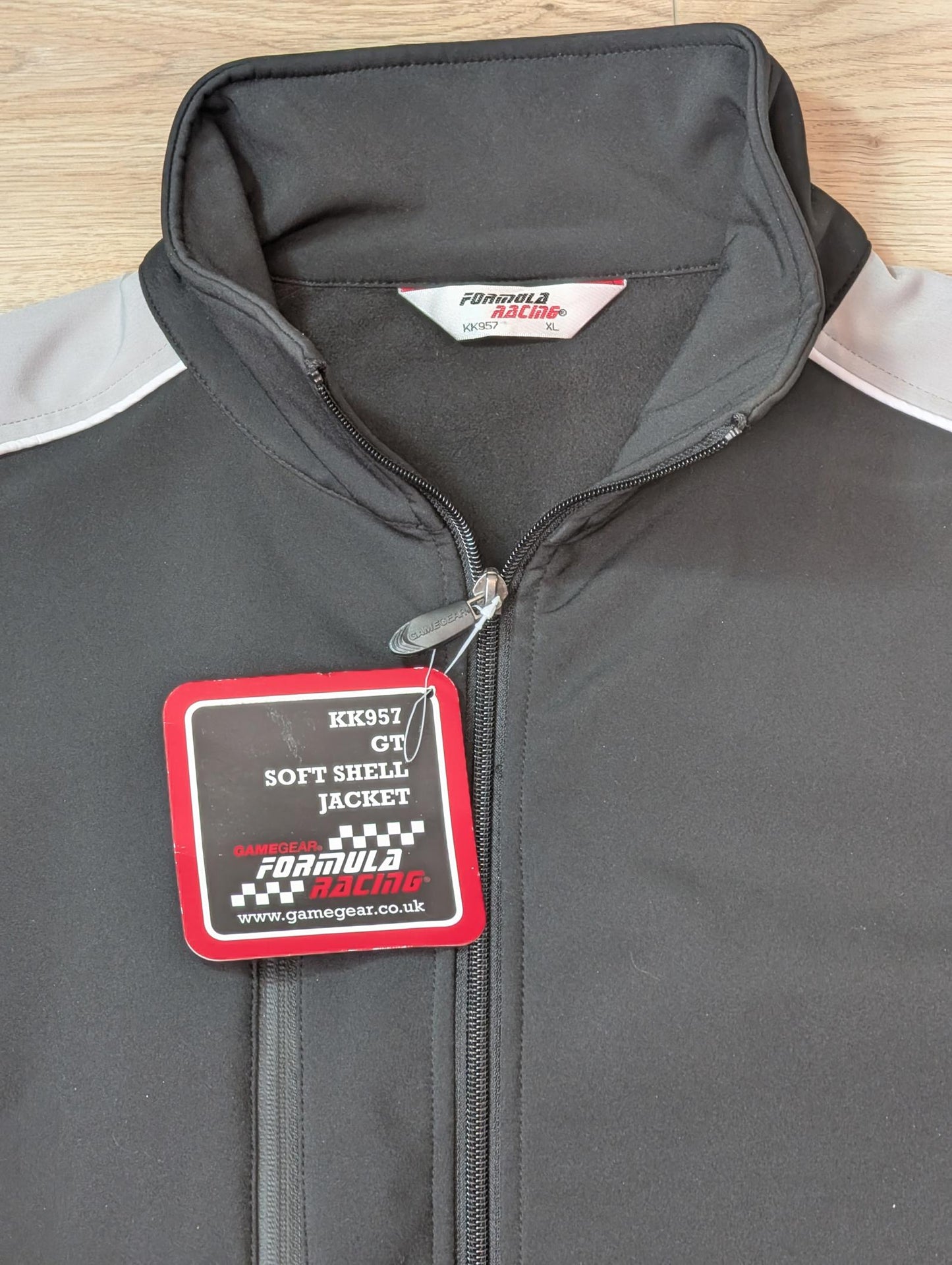 Formula Racing GT Men's Soft Shell Jacket - Black - Size XL