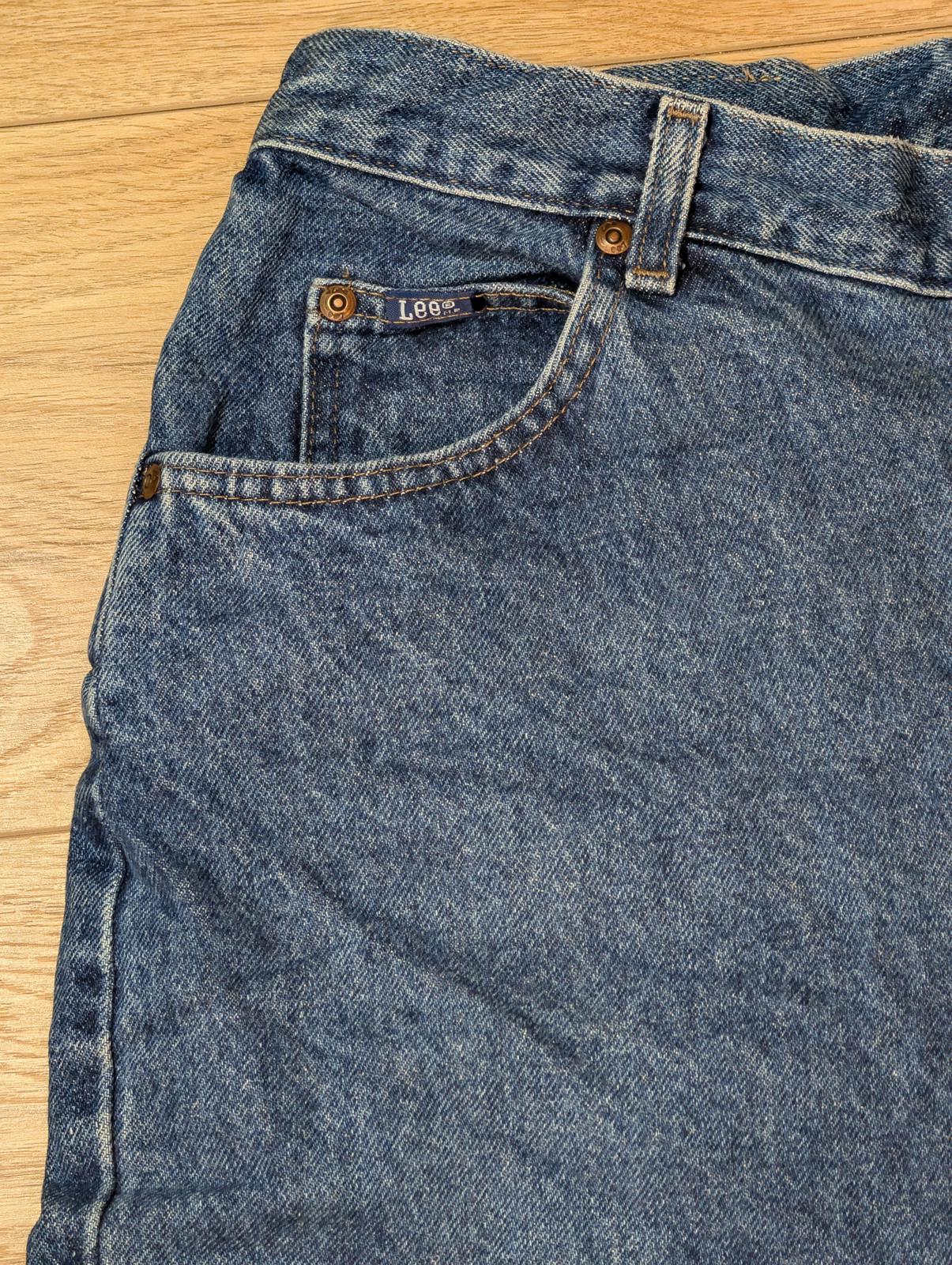 Lee Women's Straight Jeans - Blue - Size 32W 29L