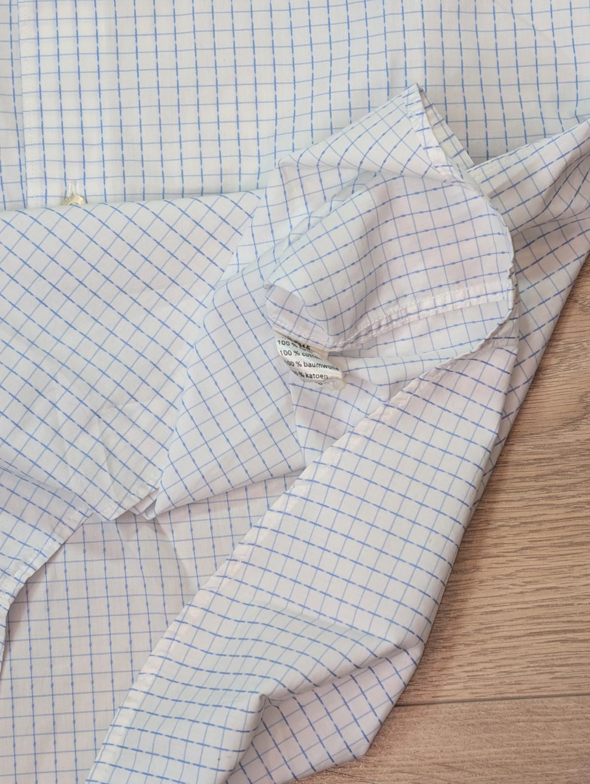 Lacoste Men's Check Shirt - White - Size Small
