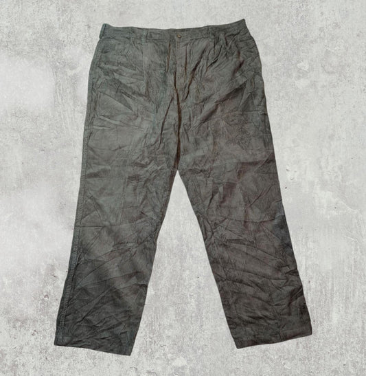 Woolrich Men's Corduroy Trousers - Green - Size 40W 32L