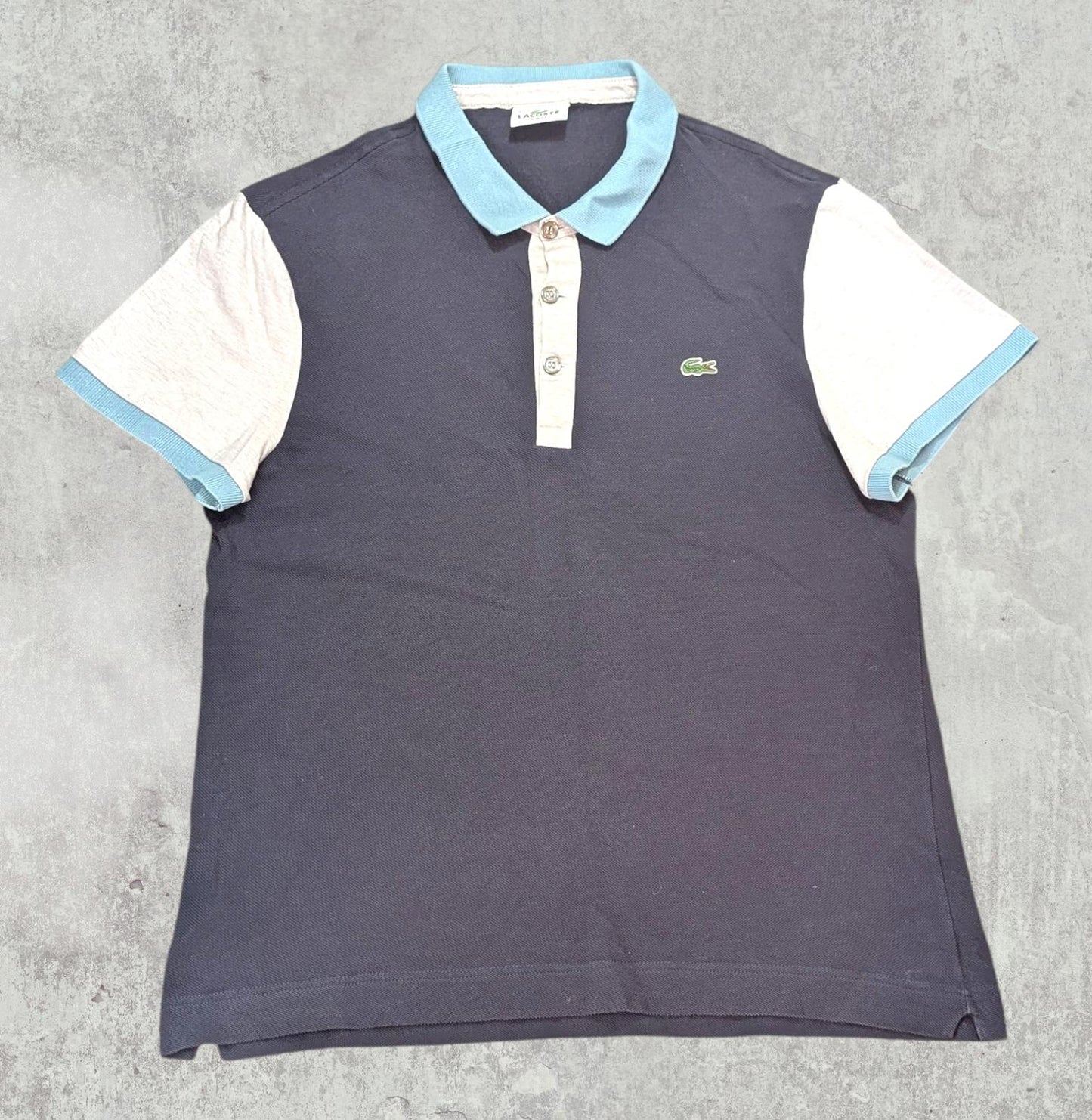 Lacoste Men's Slim Fit Polo T Shirt - Navy - Size 4 / Medium