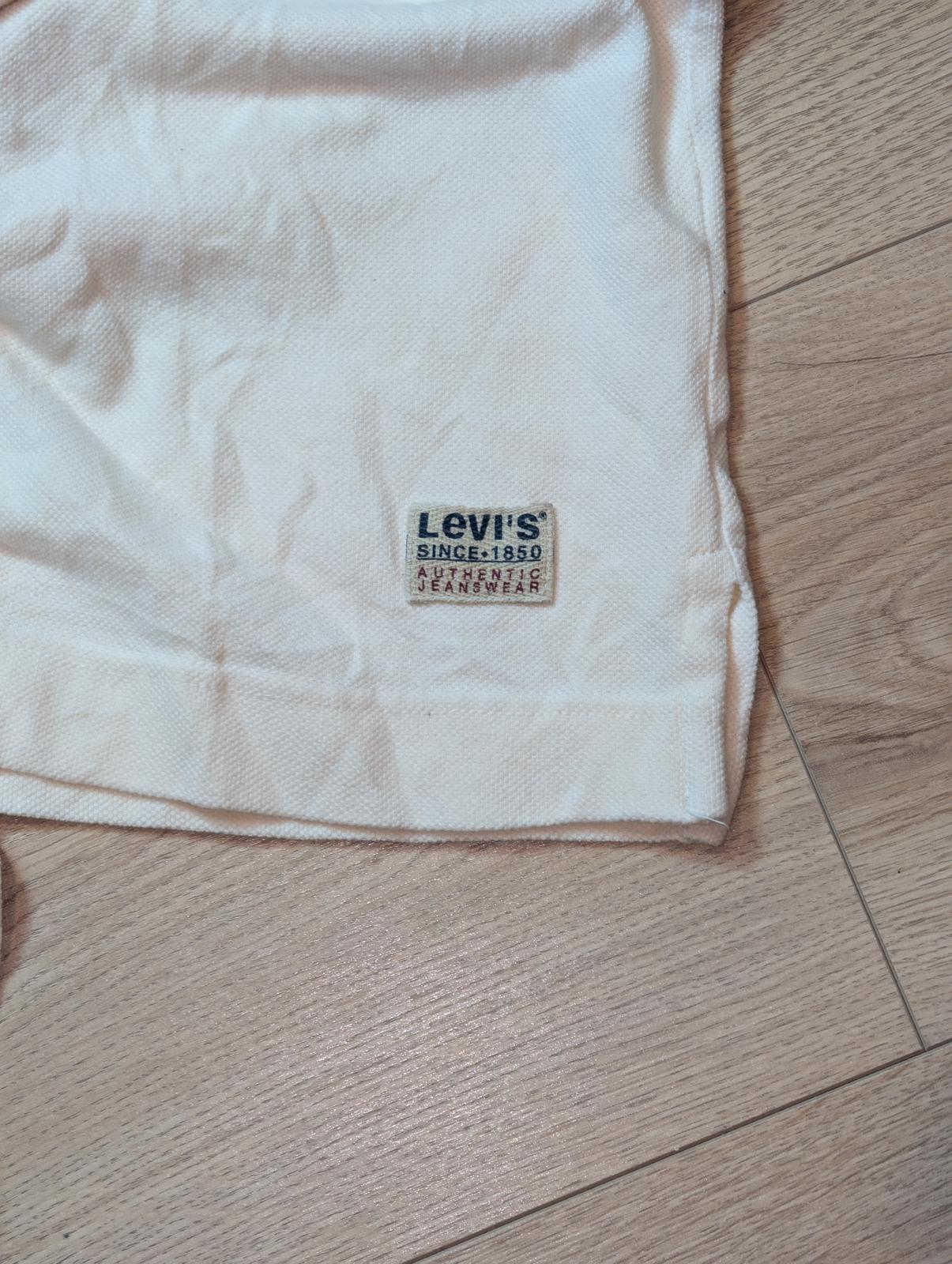 Levi's Men's Polo T Shirt - Cream - Size Medium