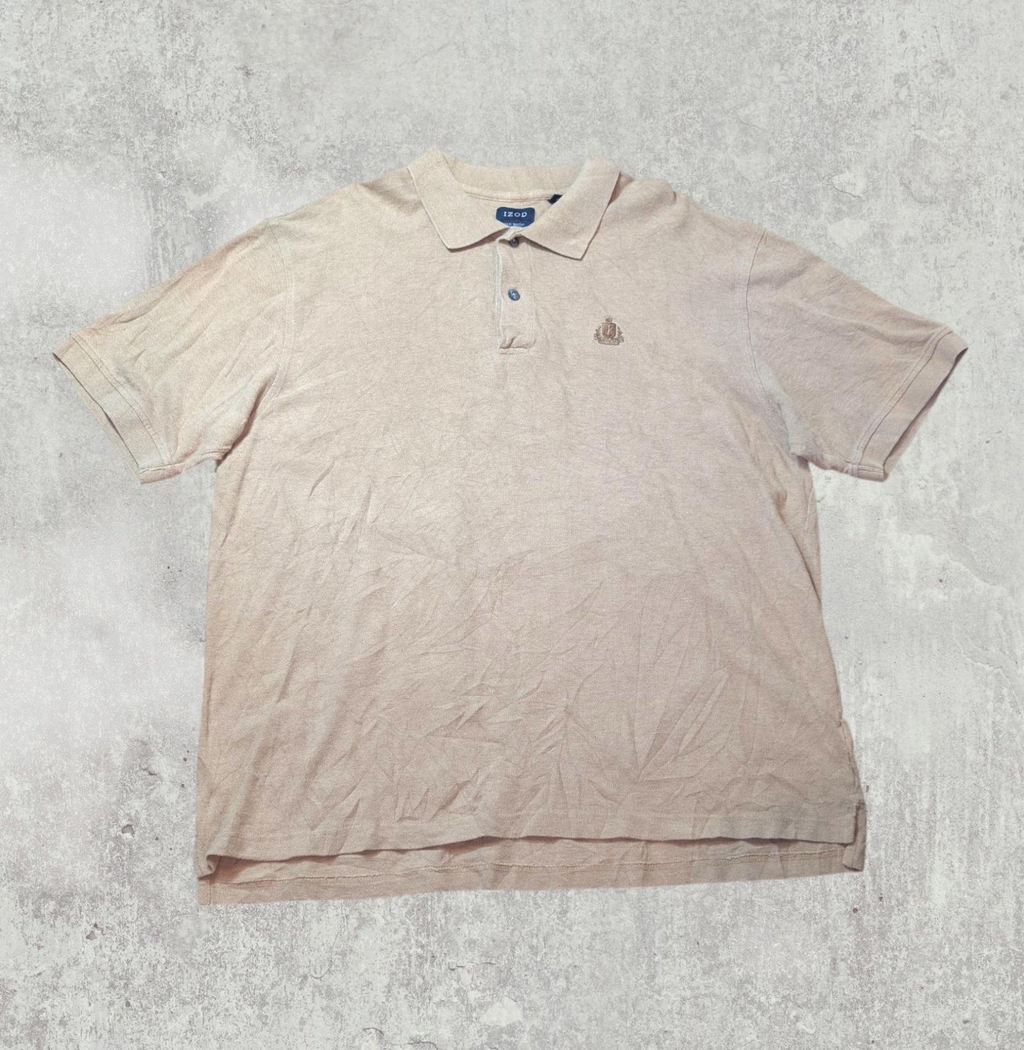 Izod Men's Polo T Shirt - Brown - Size XL