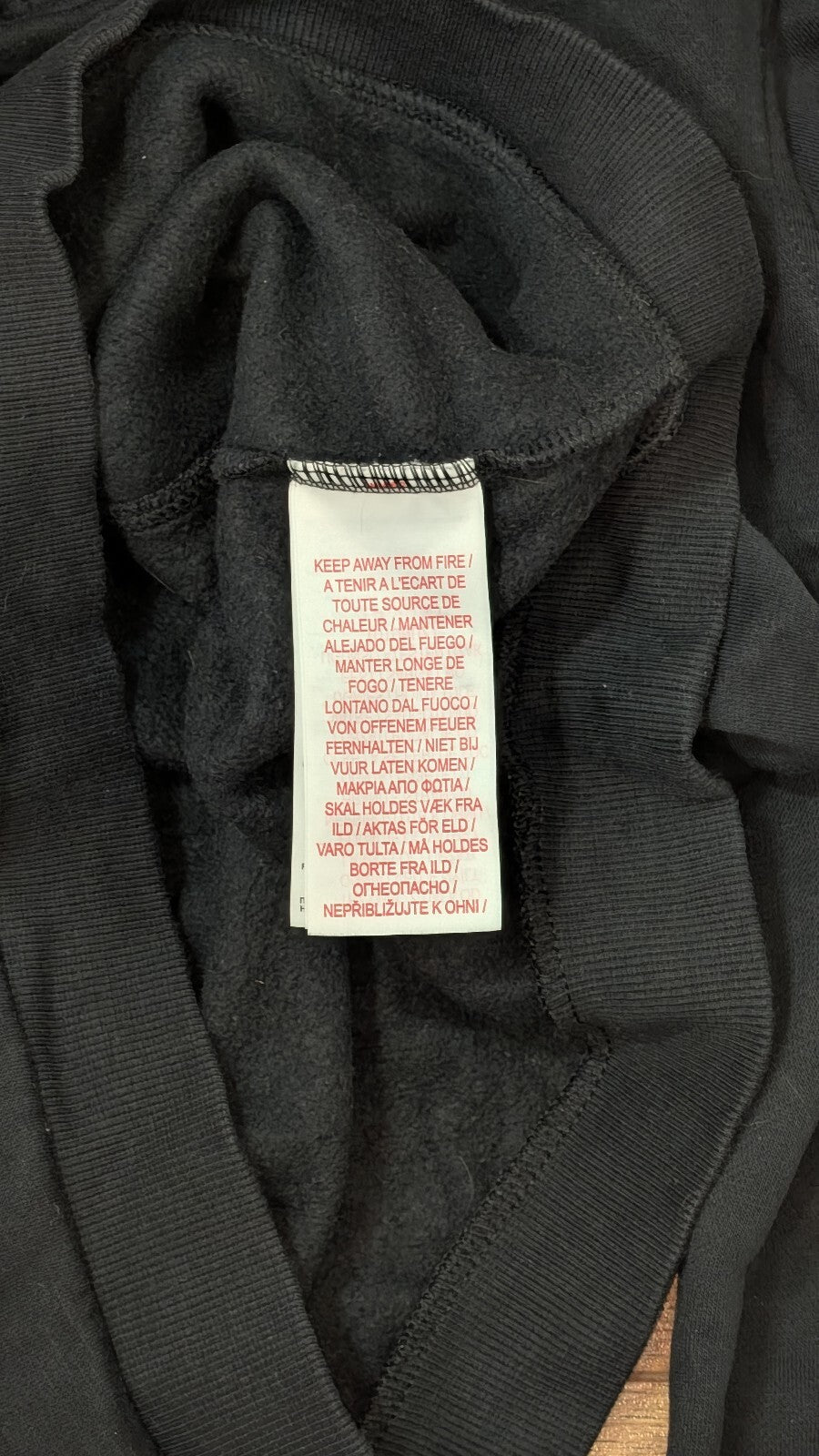 Nike Kid's Boys Hoodie Sweatshirt - Black - Size XL