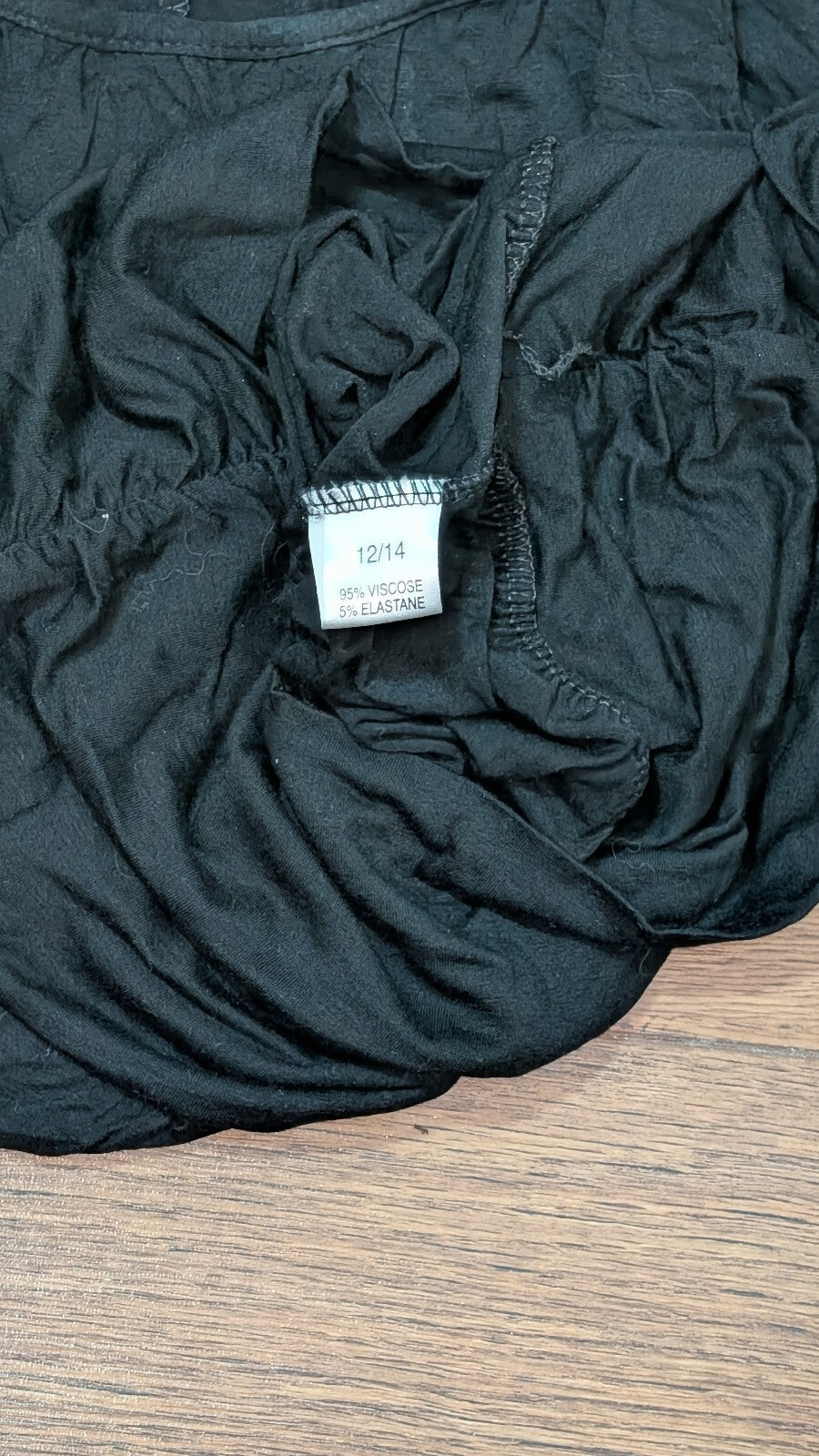 Ethel Austin Women's T Shirt - Black - Size 12