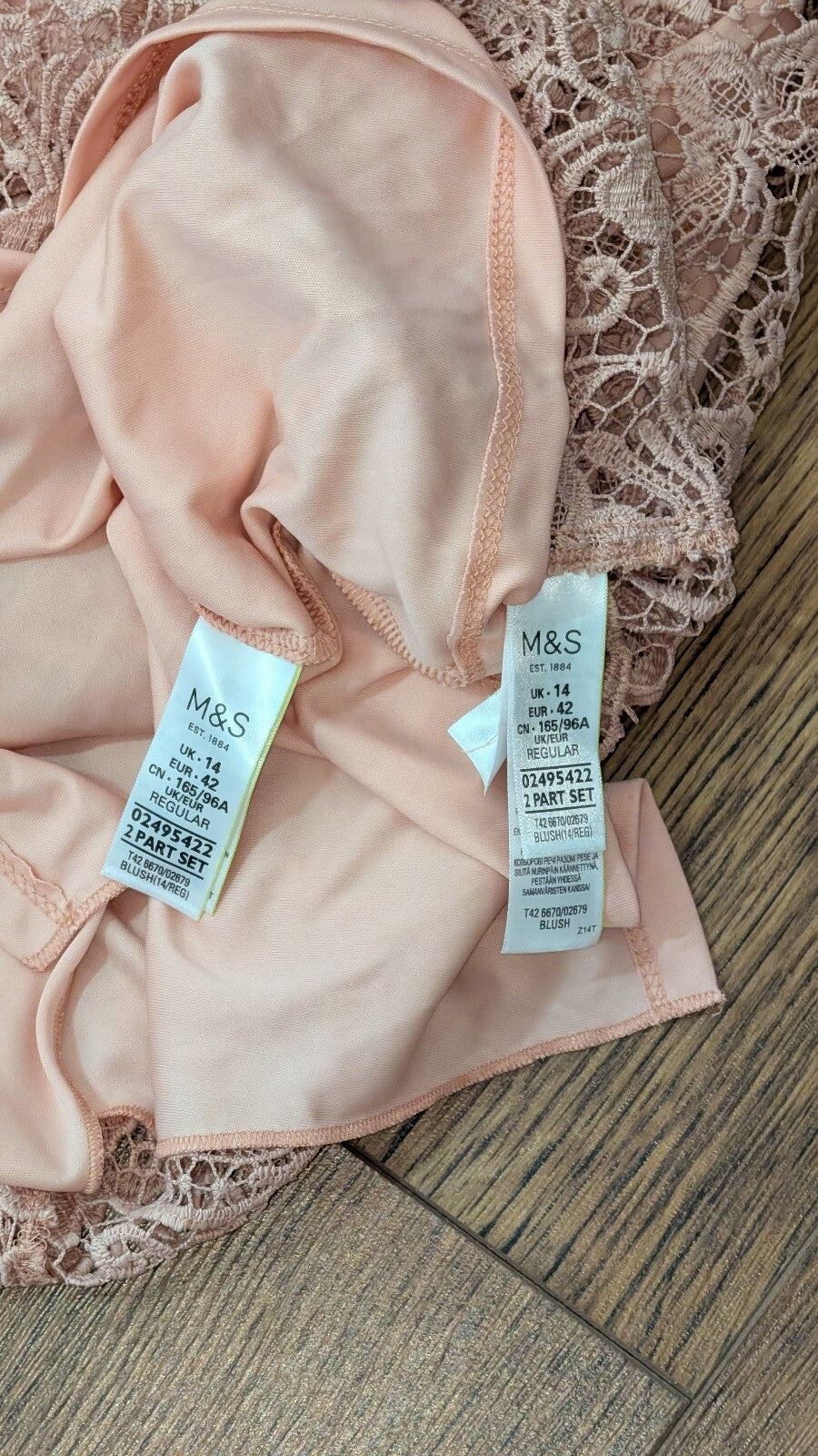 M&S Women's Dress - Pink - Size 14
