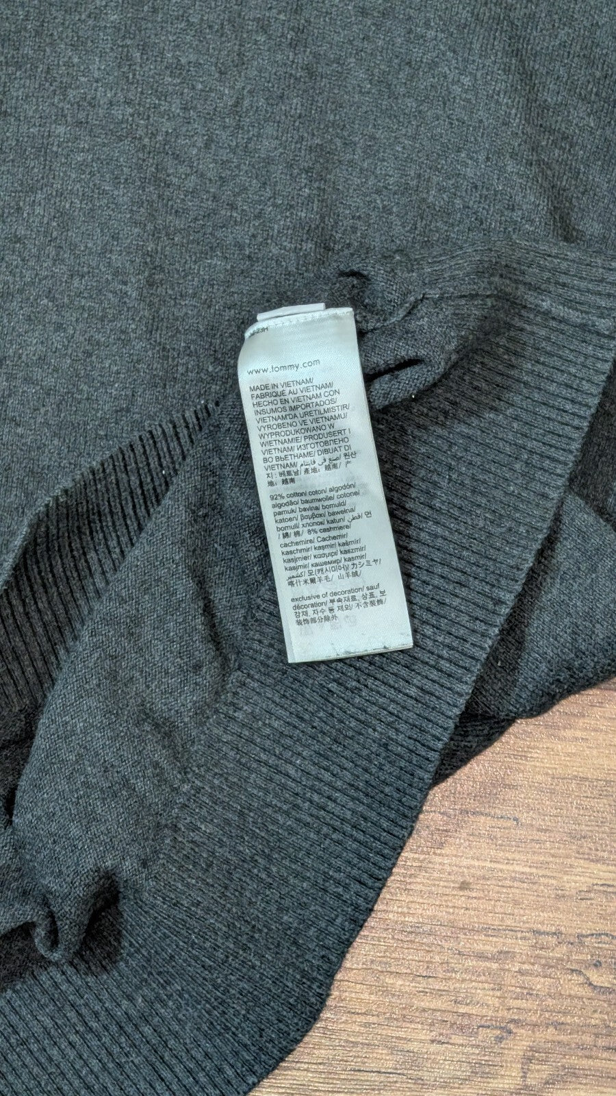 Tommy Hilfiger Men's Sweatshirt Jumper - Grey - Size Large