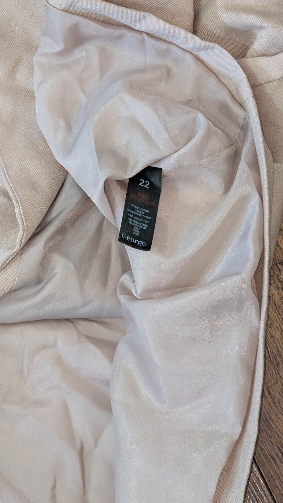 George Women's Blazer - Beige - Size 22