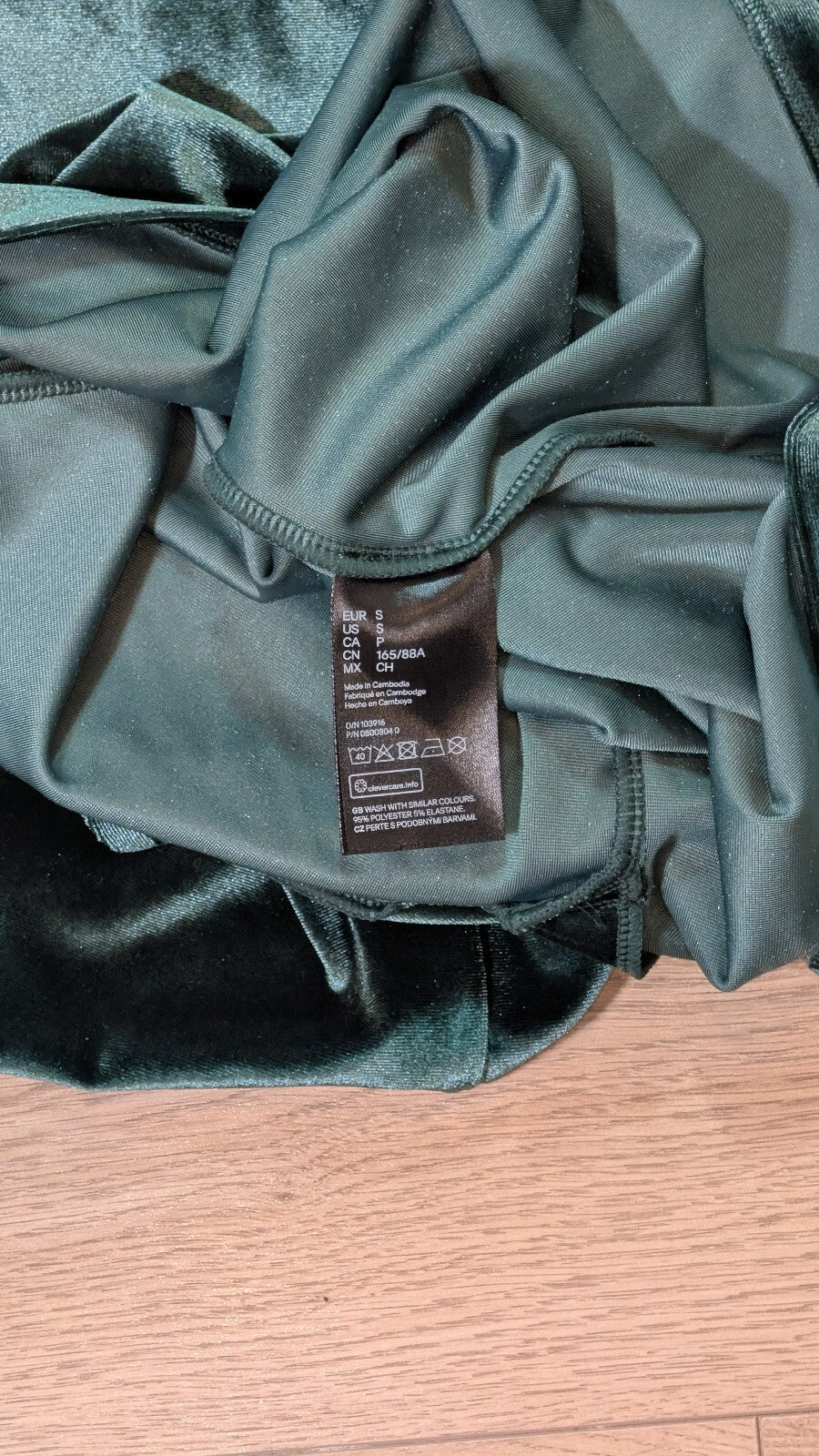 H&M Women's Dress - Green - Size Small