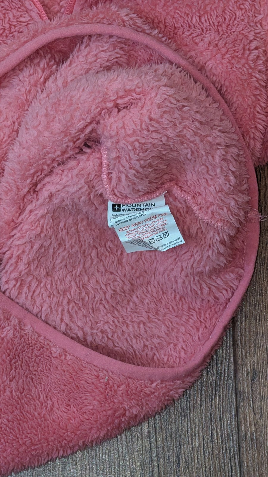 Mountain Warehouse Kid's Girls 1/4 Zip Jumper - Pink - Size 7-8 Years