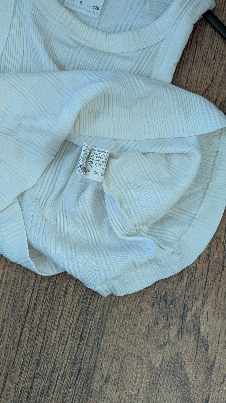 Zara Women's Vest - White - Size 8