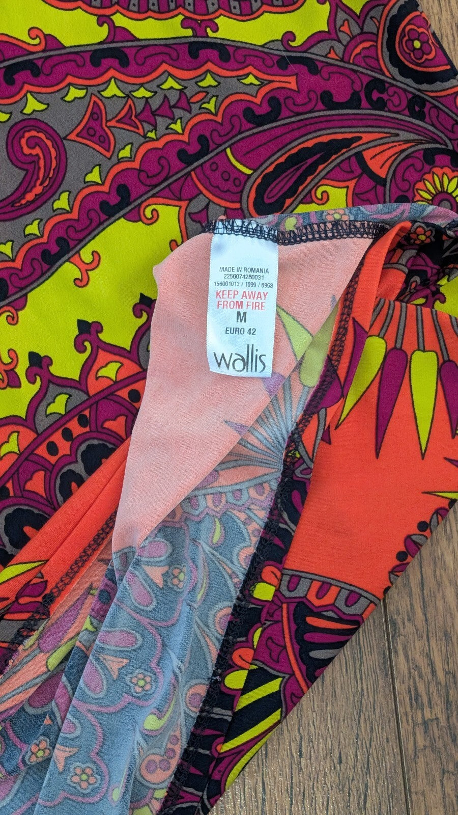 Wallis Women's Dress - Orange - Size Medium