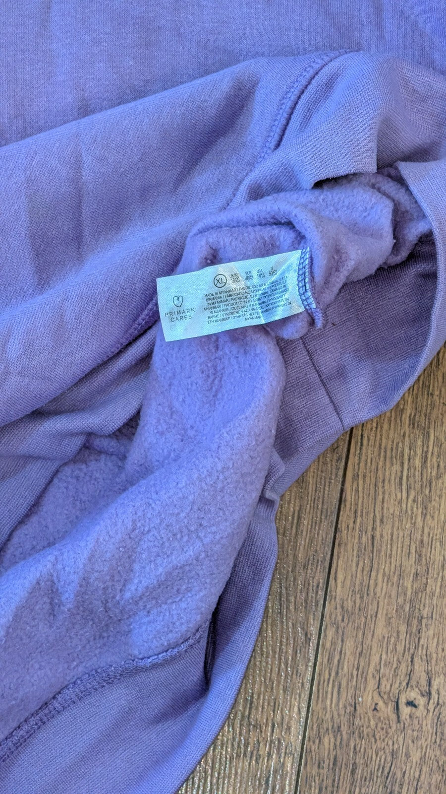 Primark Women's Hoodie Jumper - Purple - Size XL