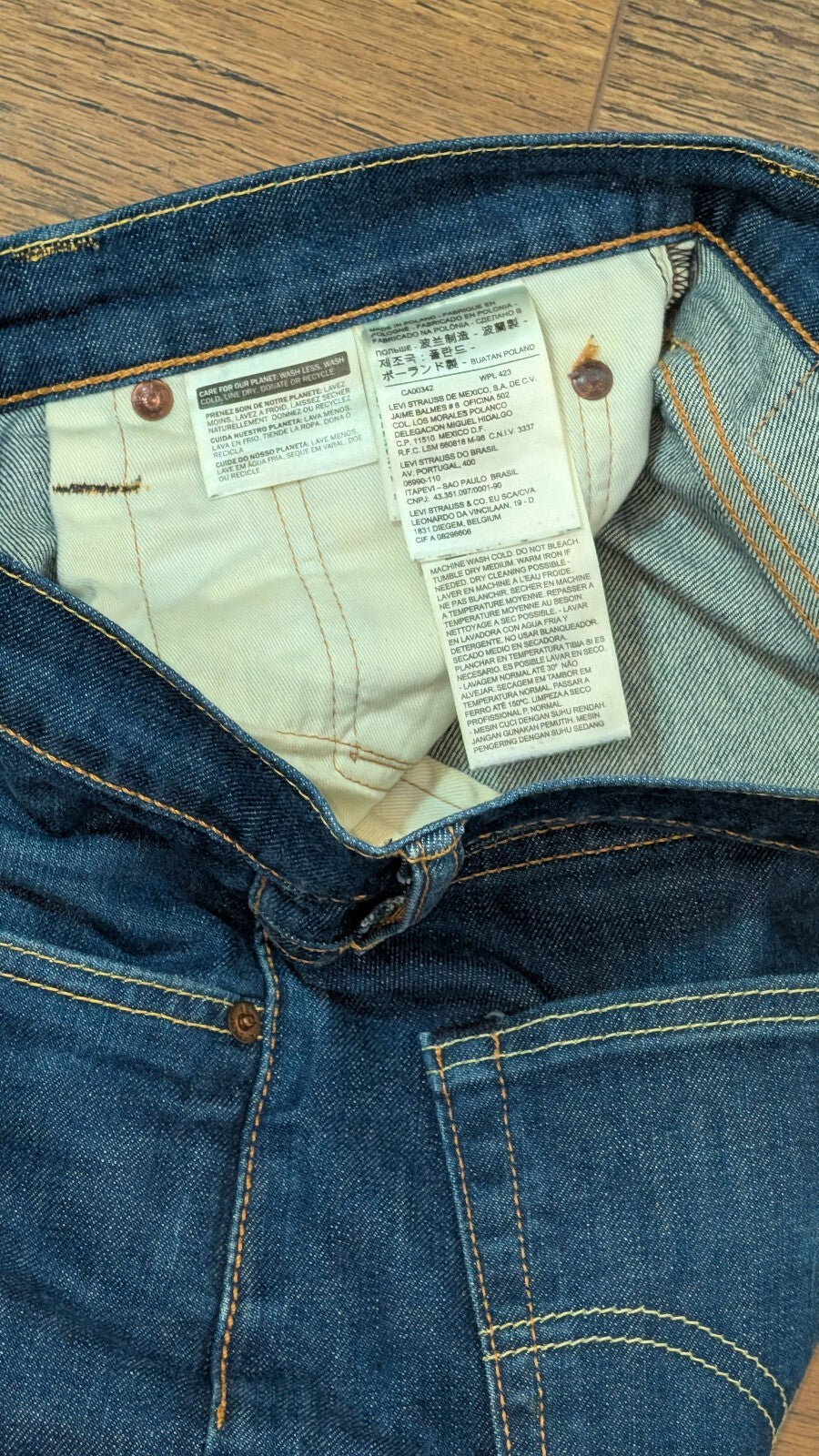 Levi's Men's 512 Slim Taper Jeans - Blue - Size 30W 32L