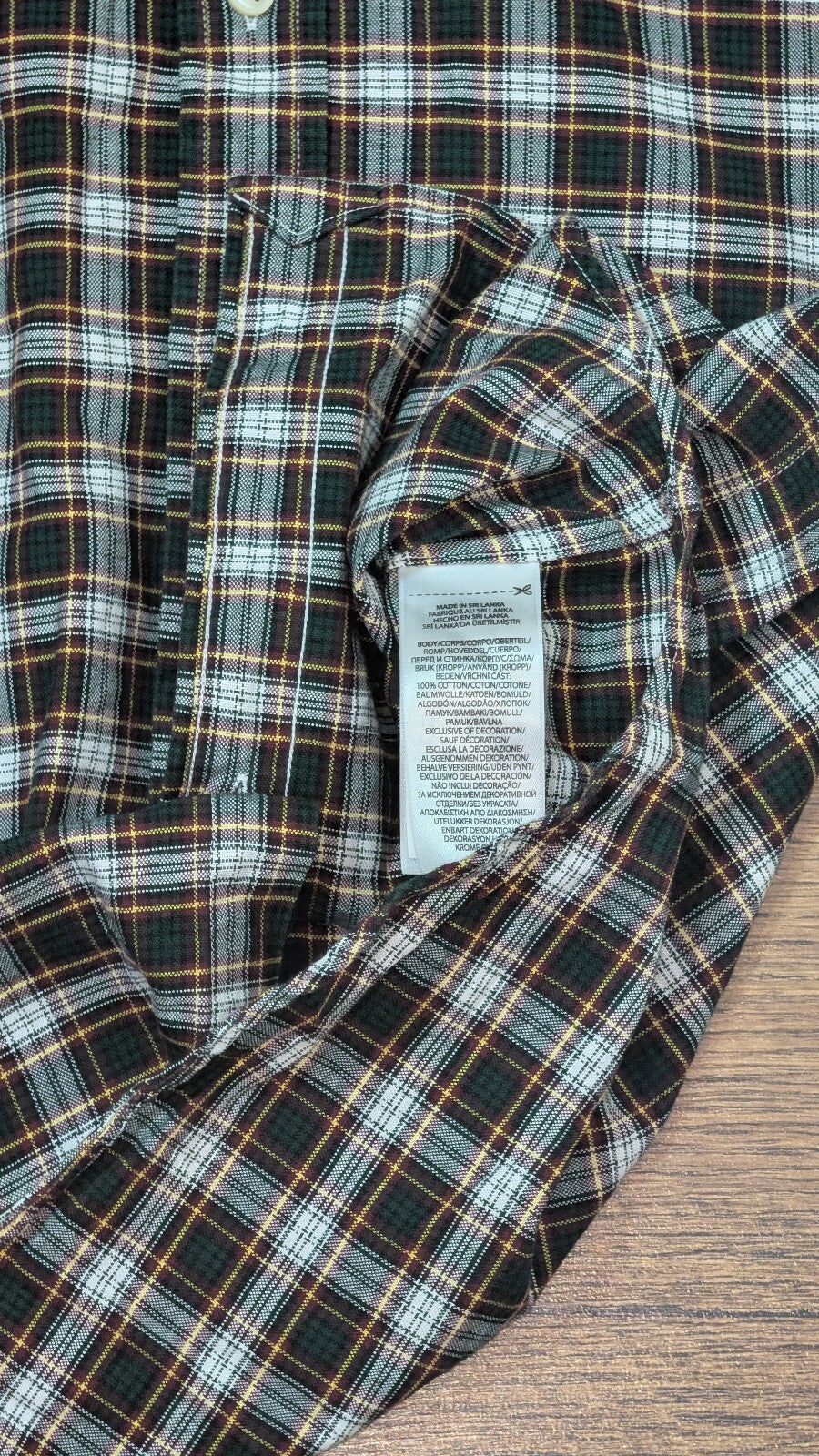 Ralph Lauren Men's Classic Fit Check Shirt - Green - Size XS