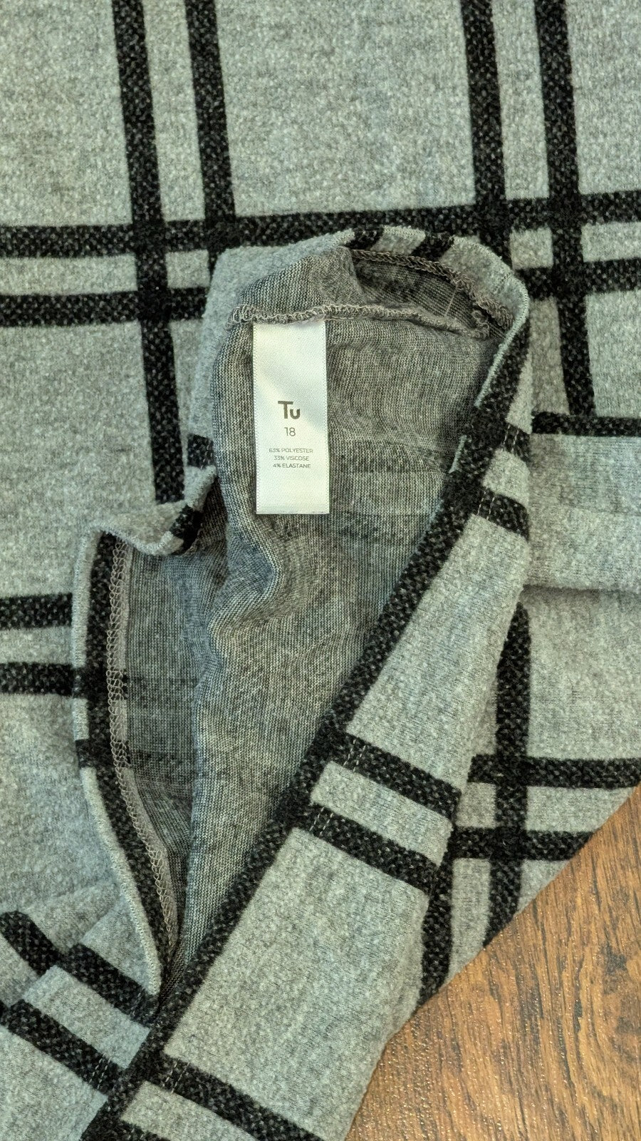 Tu Women's Sweatshirt Jumper - Grey - Size 18