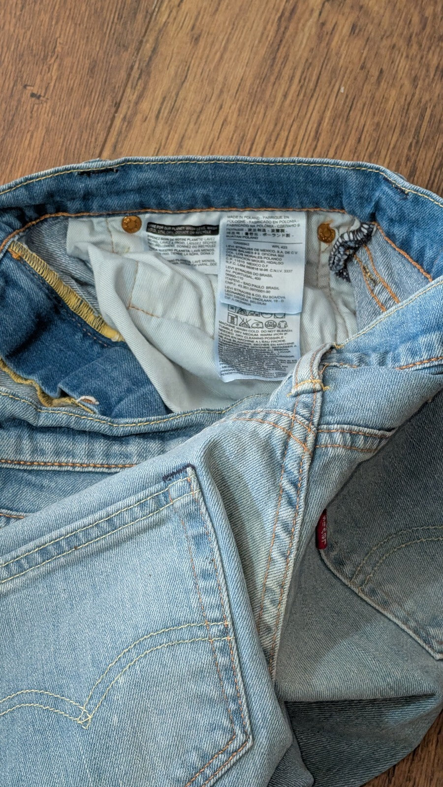 Levi's Men's 511 Slim Jeans - Blue - Size 30W 32L