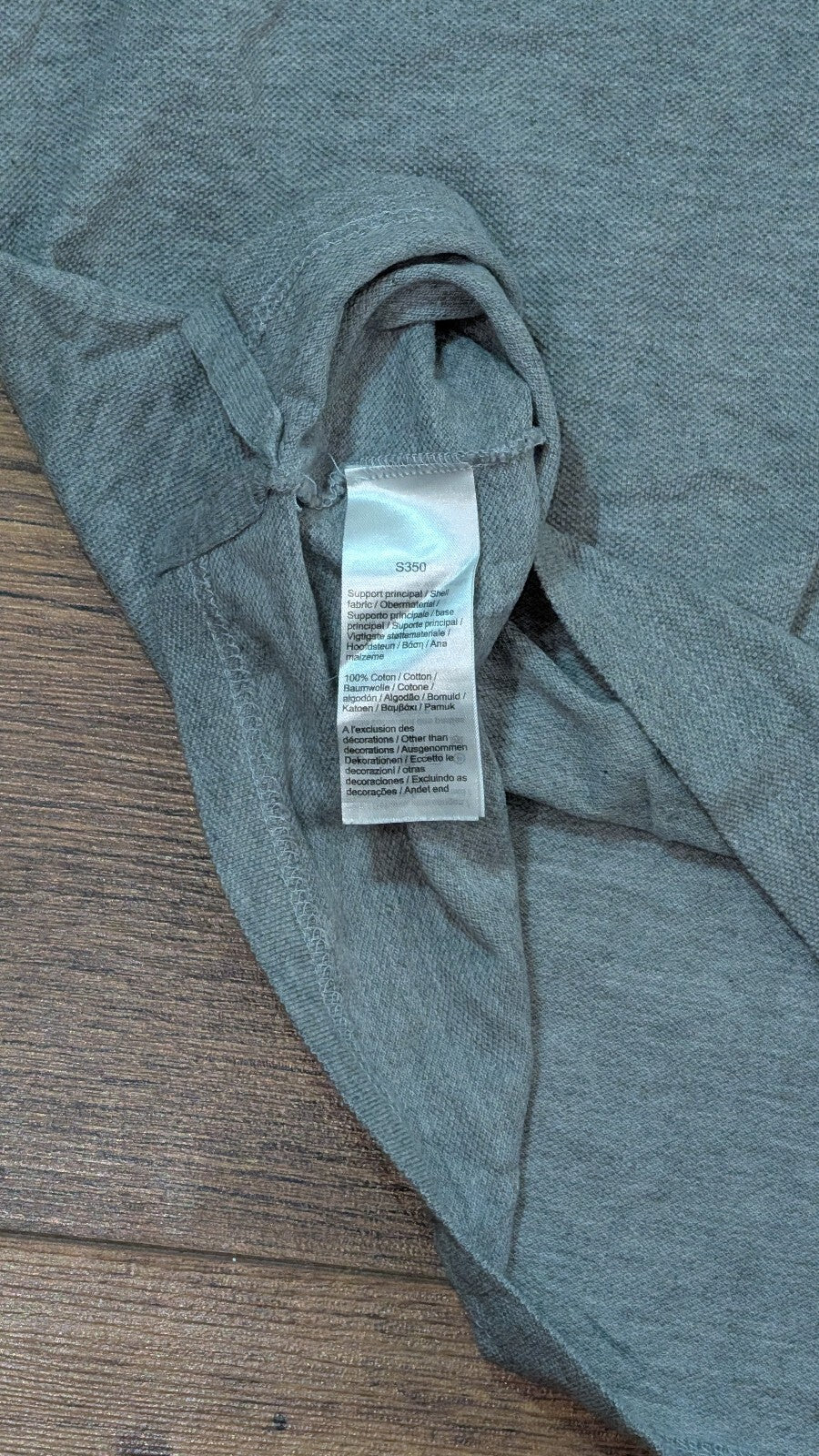 Lacoste Men's Slim Fit Polo T Shirt - Grey - Size 5 / Large