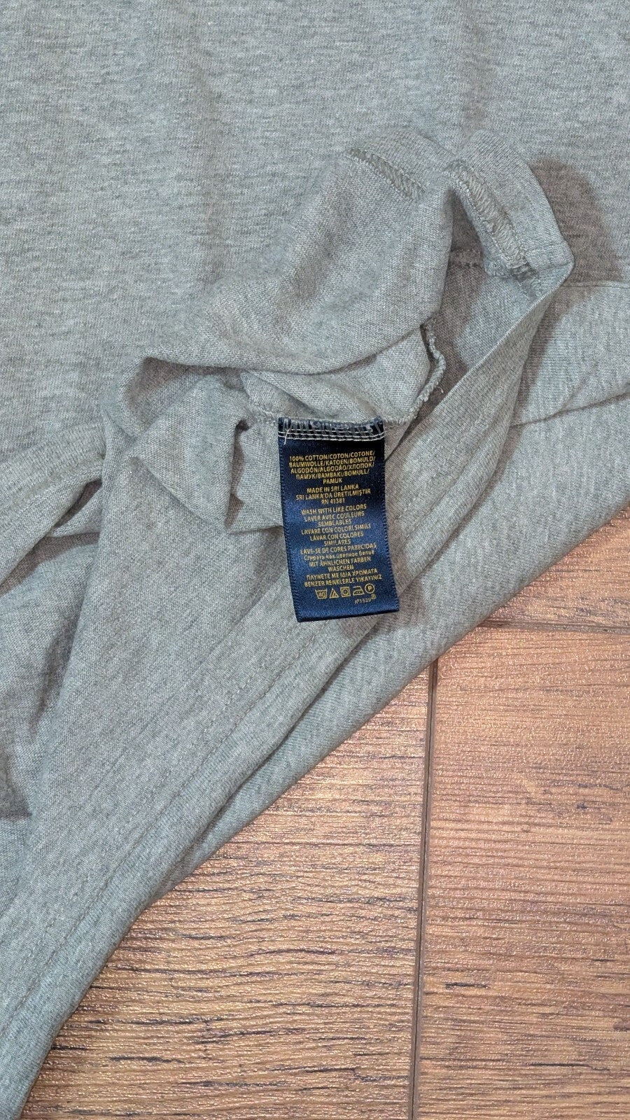 Ralph Lauren Men's T Shirt - Grey - Size Small