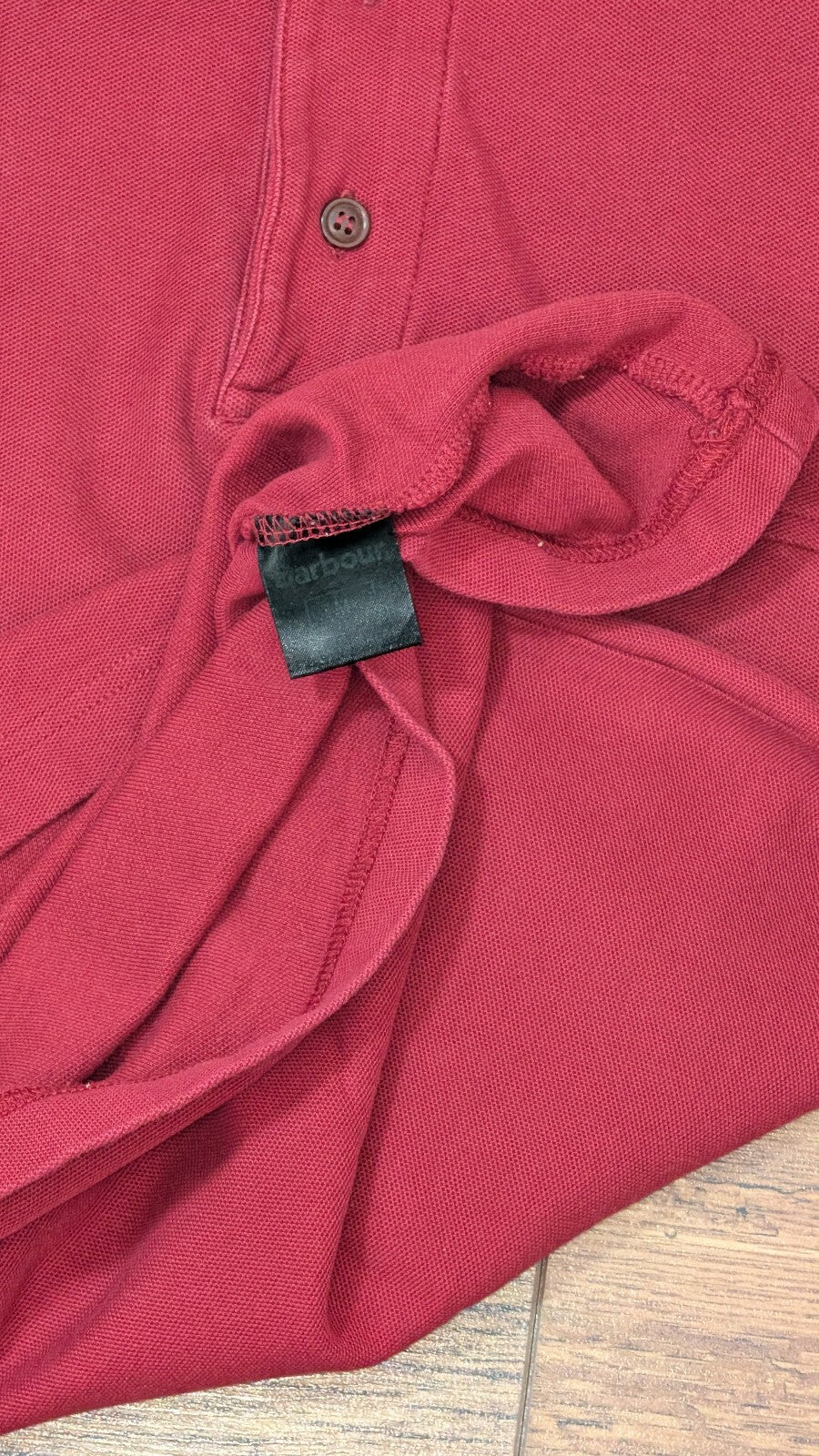 Barbour Men's Beacon Polo T Shirt - Red - Size Medium