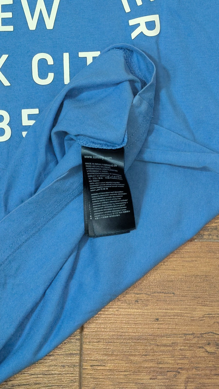Tommy Hilfiger Men's T Shirt - Blue - Size Small