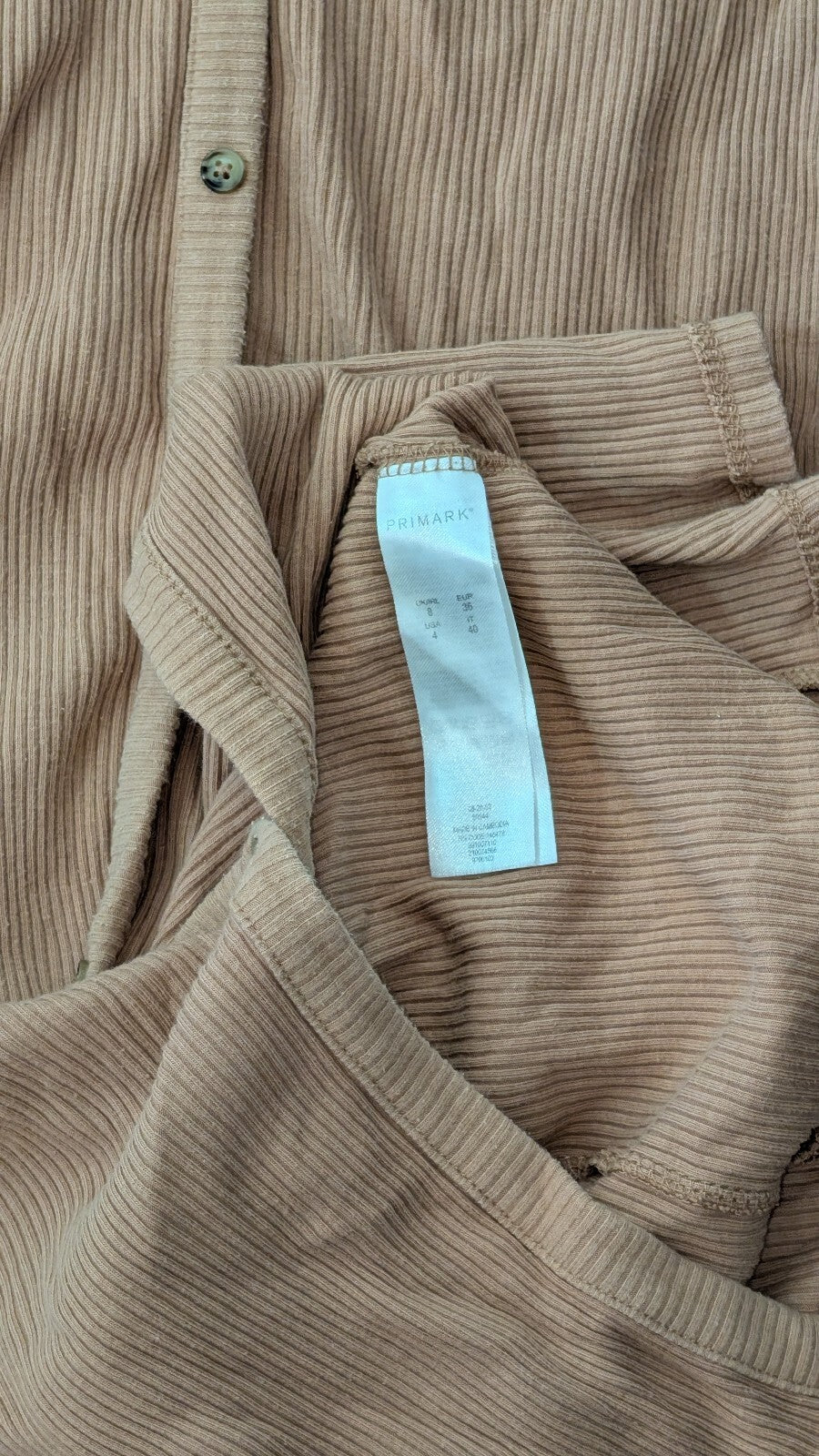 Primark Women's Dress - Tan - Size 8