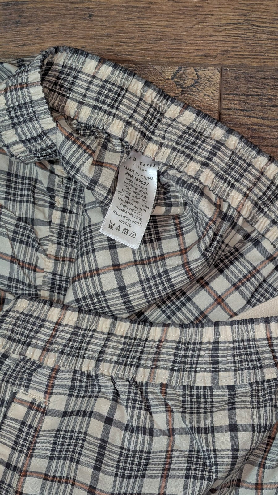 Ted Baker Men's Loungewear Trousers - White - Size XL